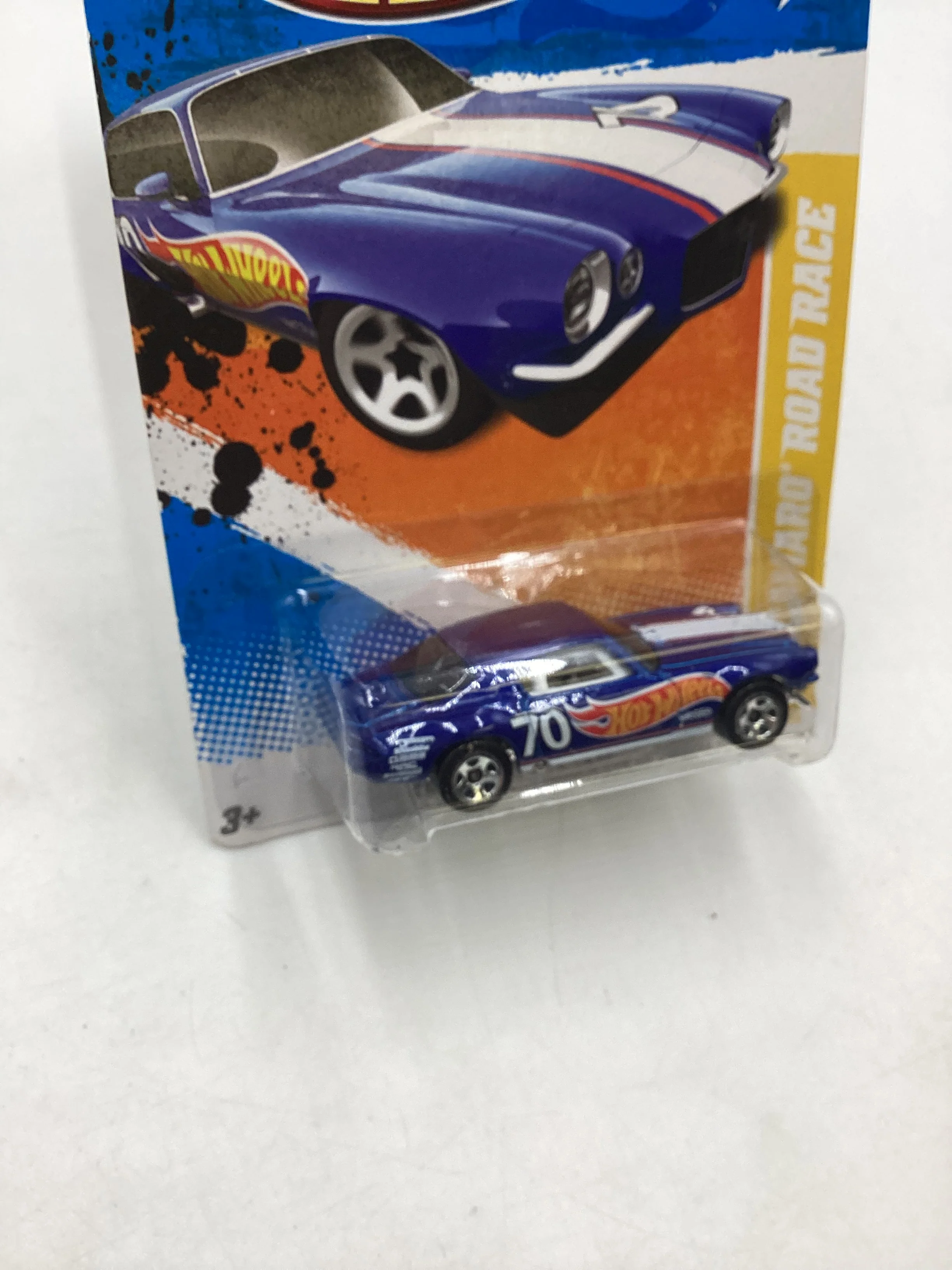 2011 Hot Wheels #47 70 Camaro Road Race Blue 12D - Image 5