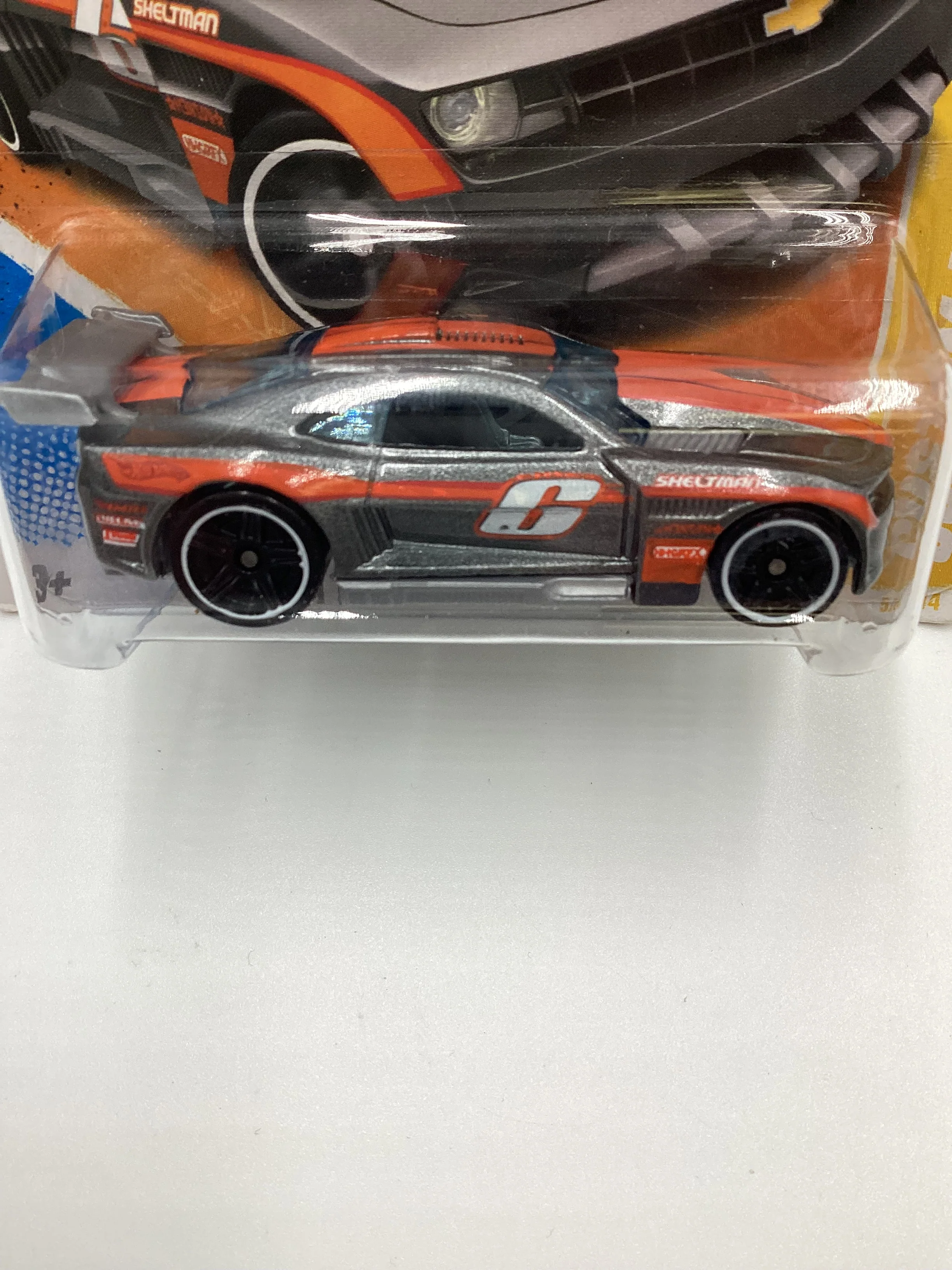 2011 Hot Wheels #5 Custom 11 Camaro Gray Short Card 14B - Image 3