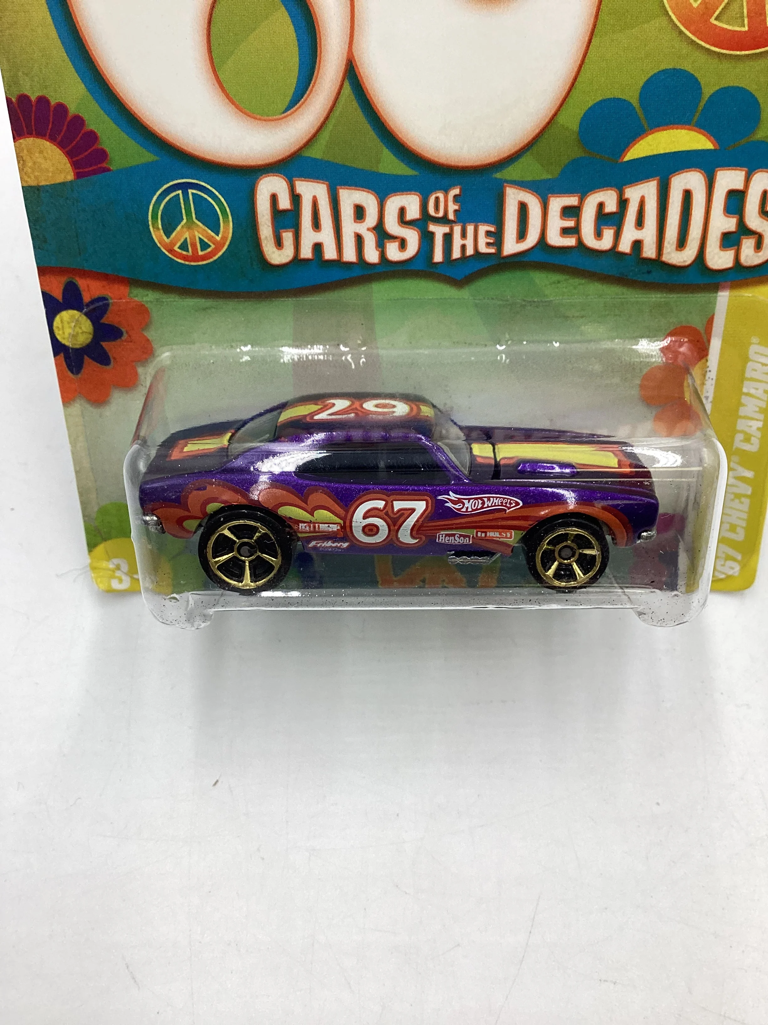 2011 Hot wheels 60’s Cars of the Decade 14/32 67 Camaro 161A - Image 3