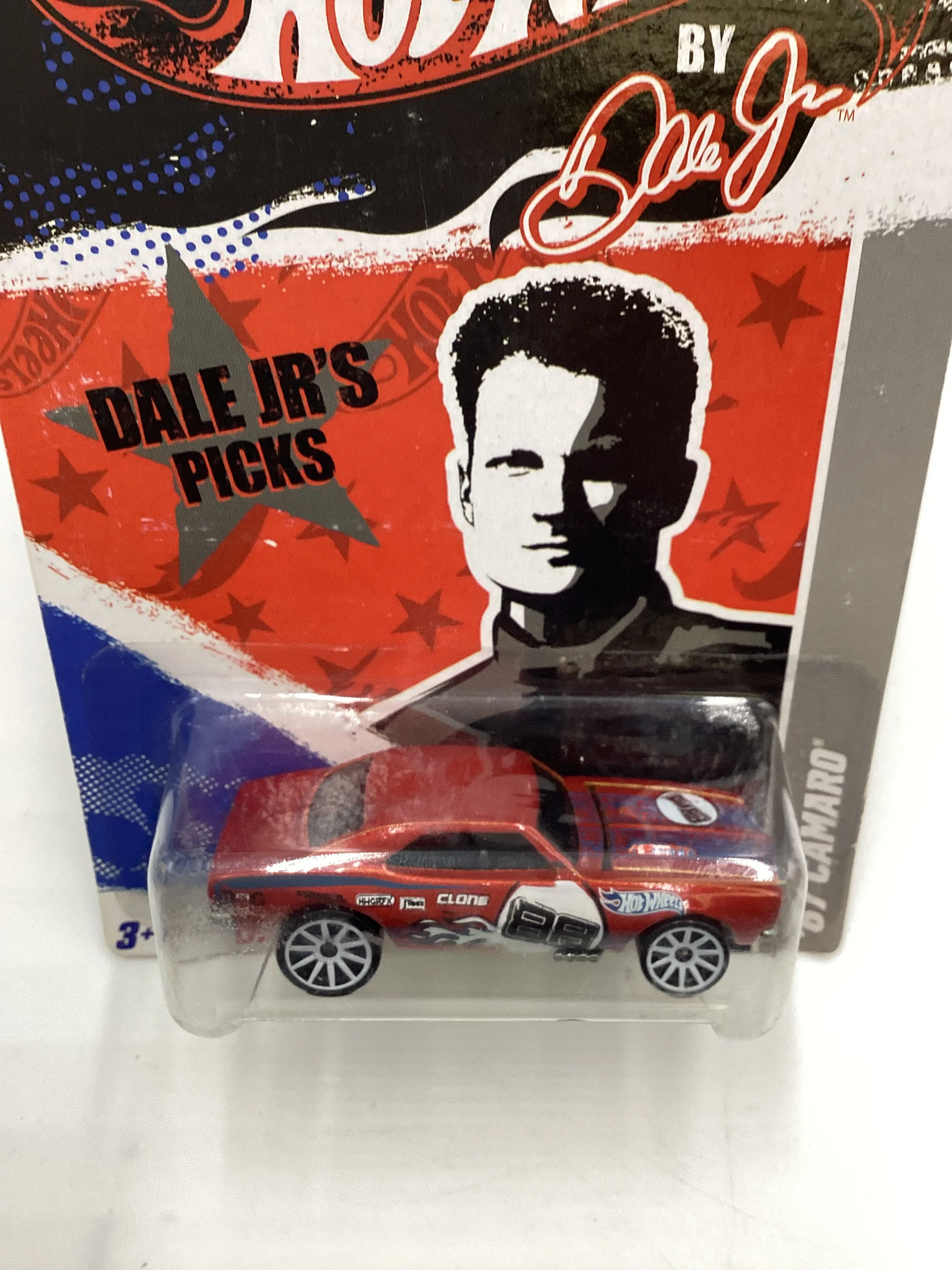 2011 Hot wheels Dale Jrs Picks #4 67 Camaro Red Opening Hood 152C - Image 6