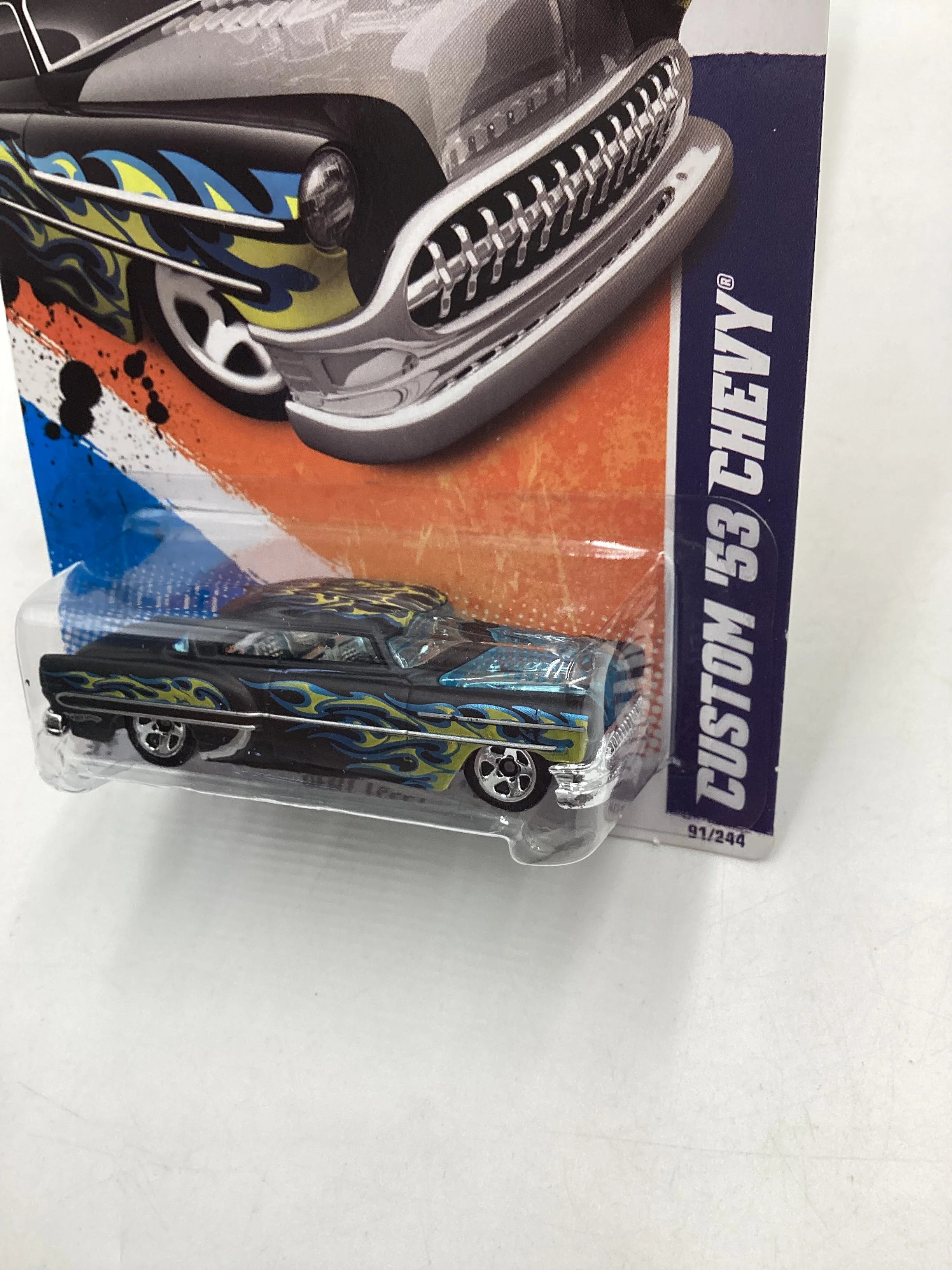 2011 Hot Wheels #91 Grey Custom 53 Chevy 11C - Image 4