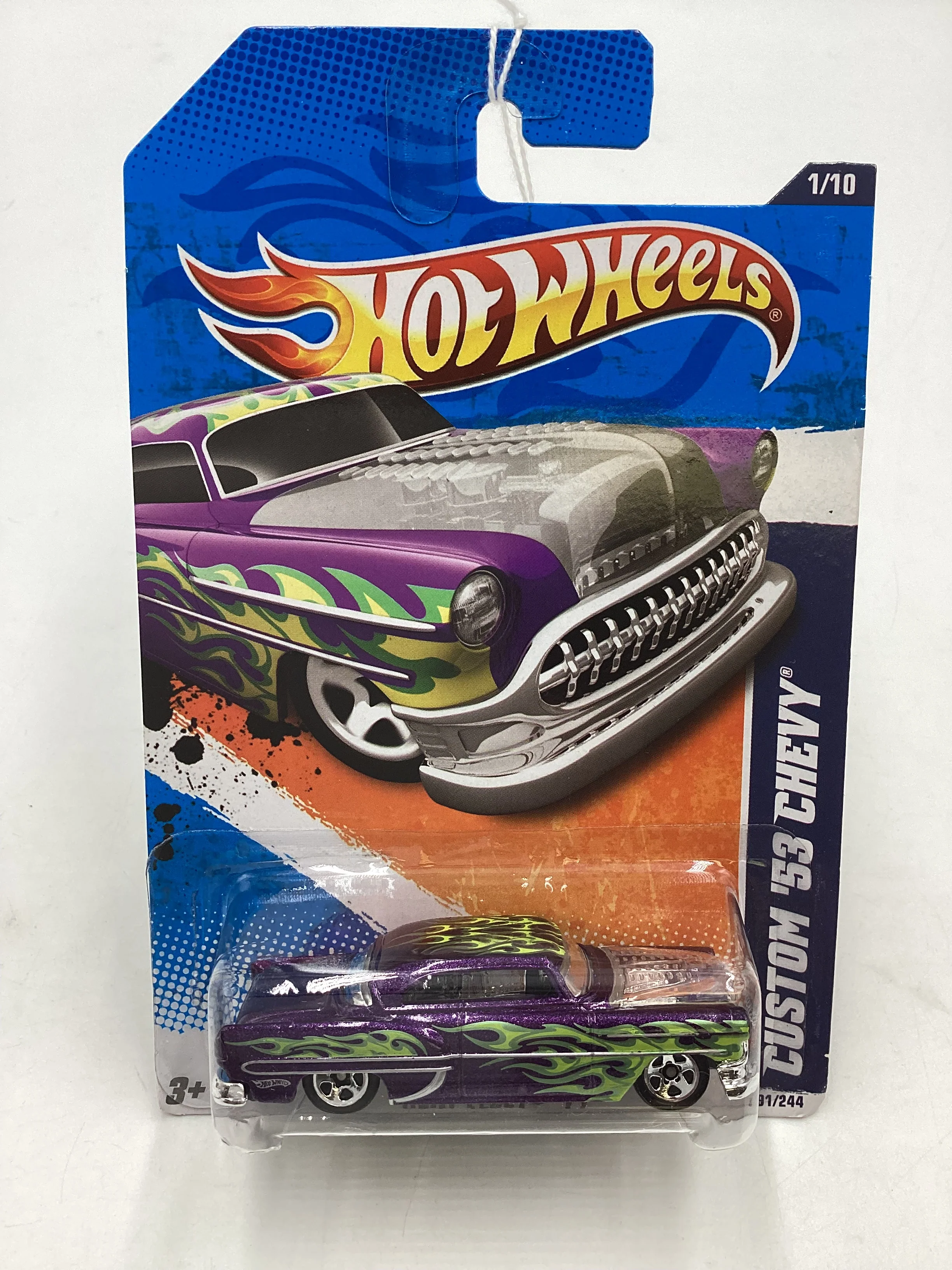2011 Hot Wheels #91 Purple Custom 53 Chevy 11C - Image 2