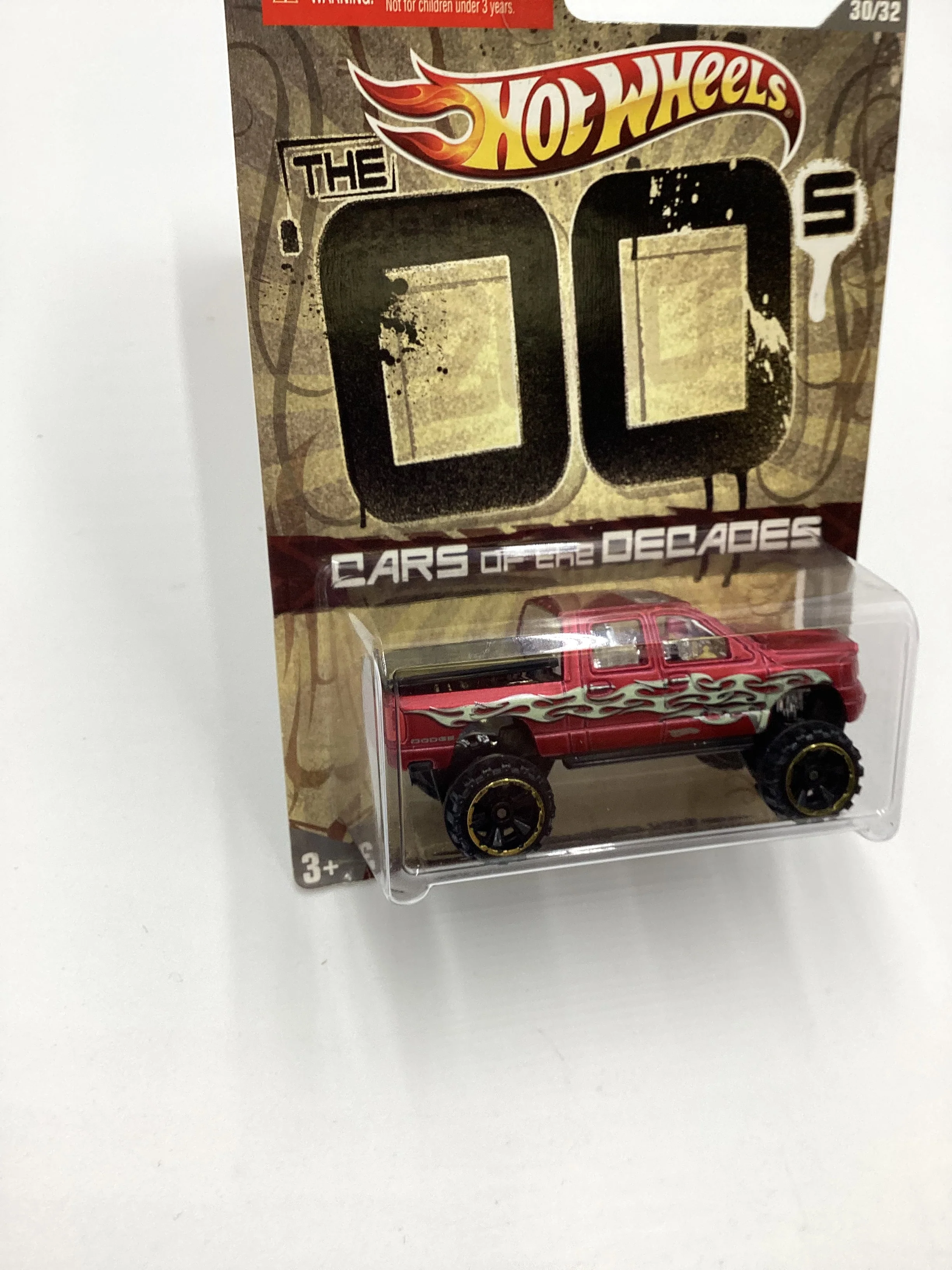 2011 Hot Wheels Cars of the Decades The 00s #30 Dodge Ram 1500 Satin Red 157C - Image 5