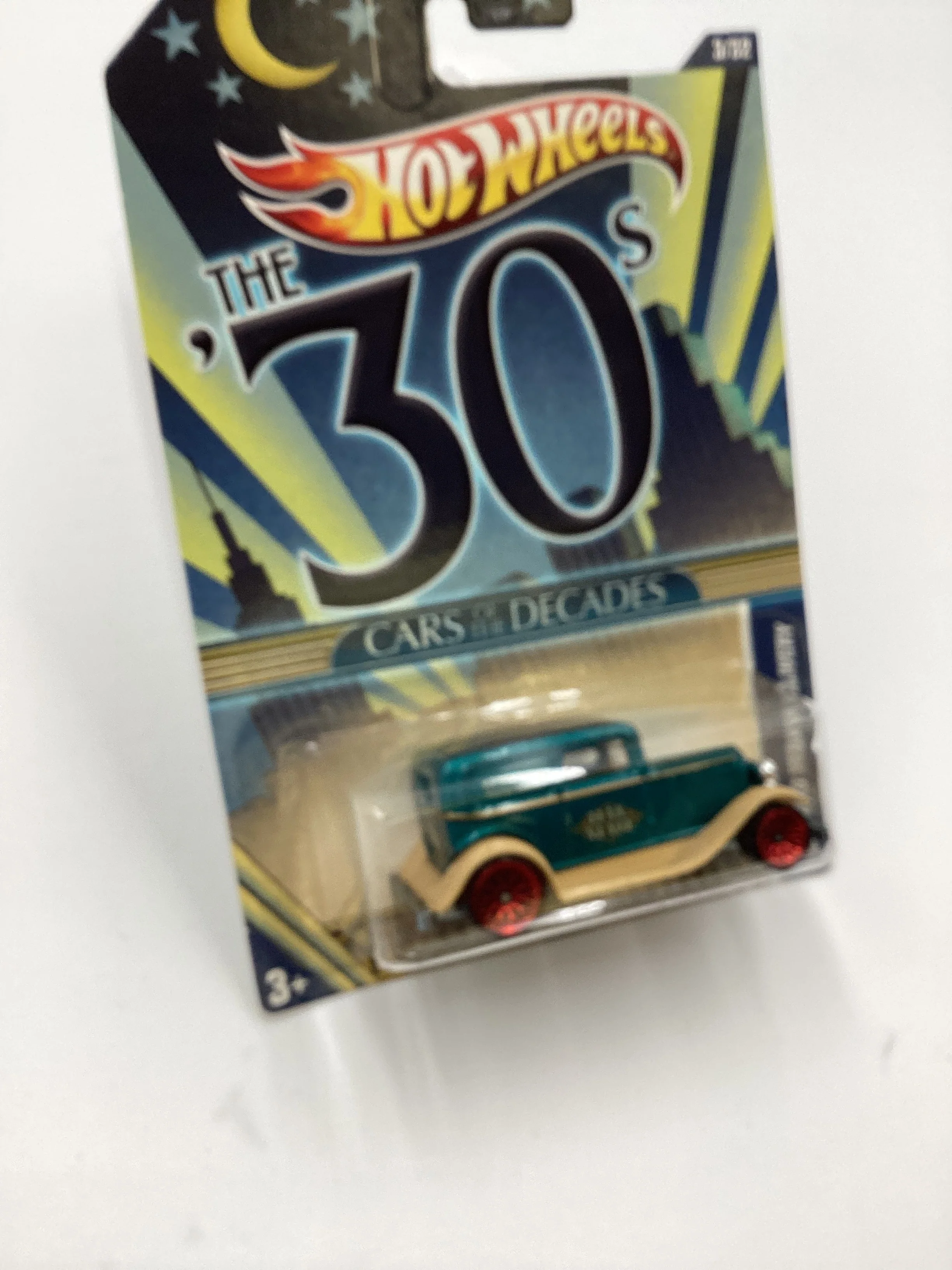2011 Hot Wheels Cars of the Decades The 30s #3 32 Ford Sedan Delivery Blue 157i - Image 5