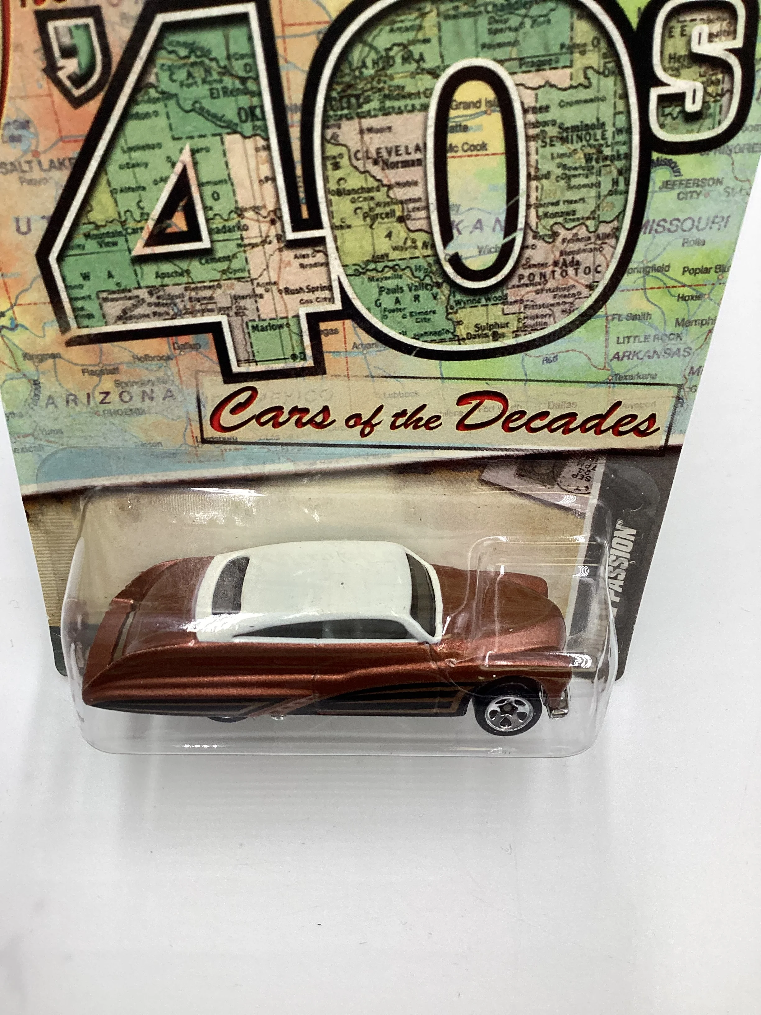 2011 Hot Wheels Cars of the Decades The 40s #8 Purple Passion Copper 157C - Image 6