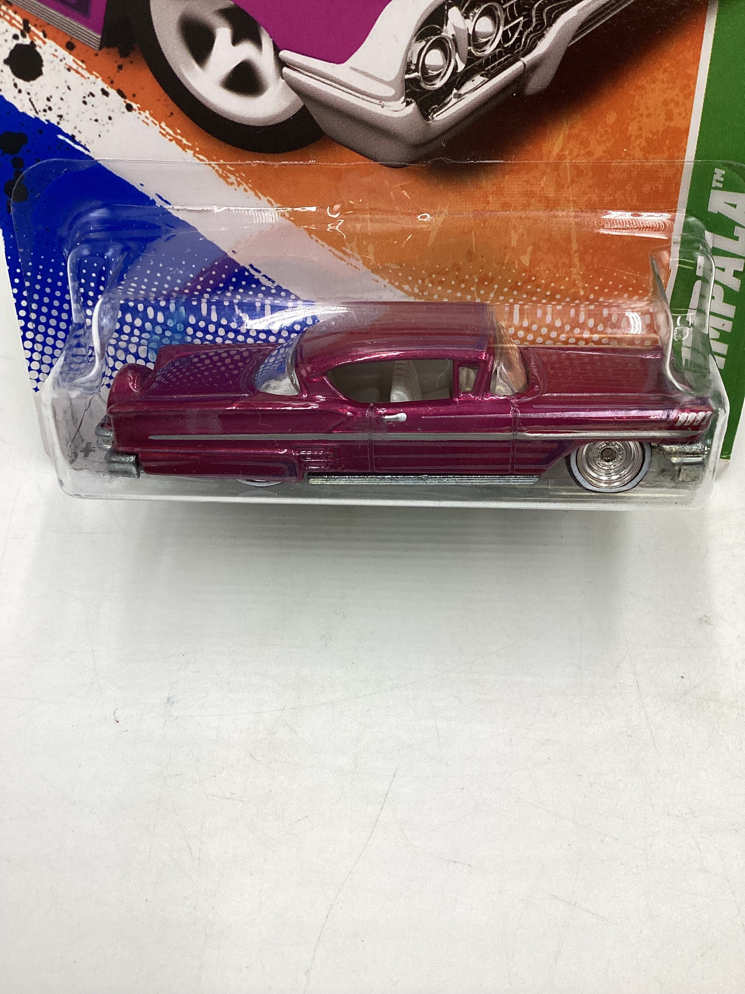 2011 Hot wheels Super Treasure Hunt #53 58 Impala W/ Protector - Image 3