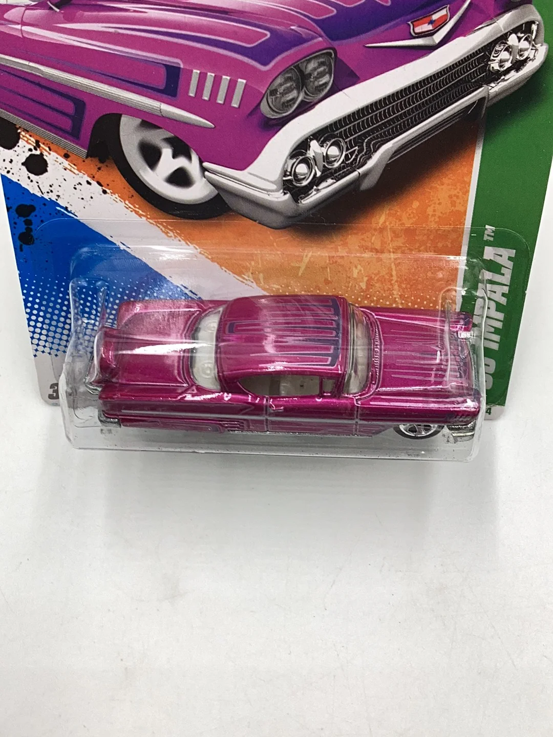 2011 hot wheels treasure hunt #53 58 Impala W/ Protector 277B - Image 5
