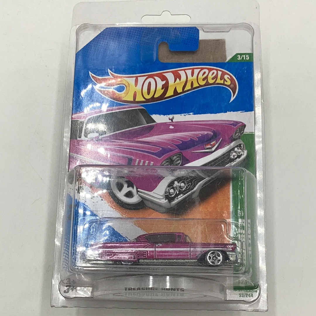 2011 hot wheels treasure hunt #53 58 Impala W/ Protector 277B - Image 7