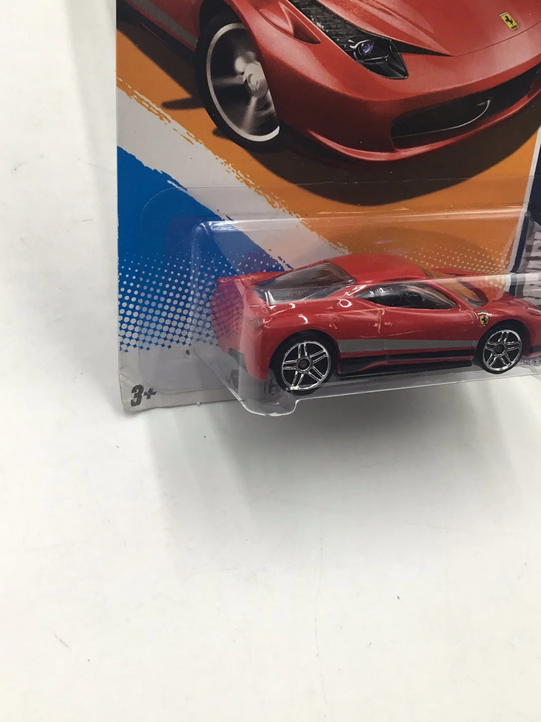 2012 Hot wheels #130 Ferrari 458 Italia SS4 - Image 3