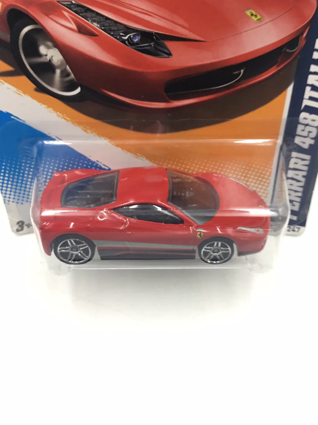 2012 Hot wheels #130 Ferrari 458 Italia SS4 - Image 5