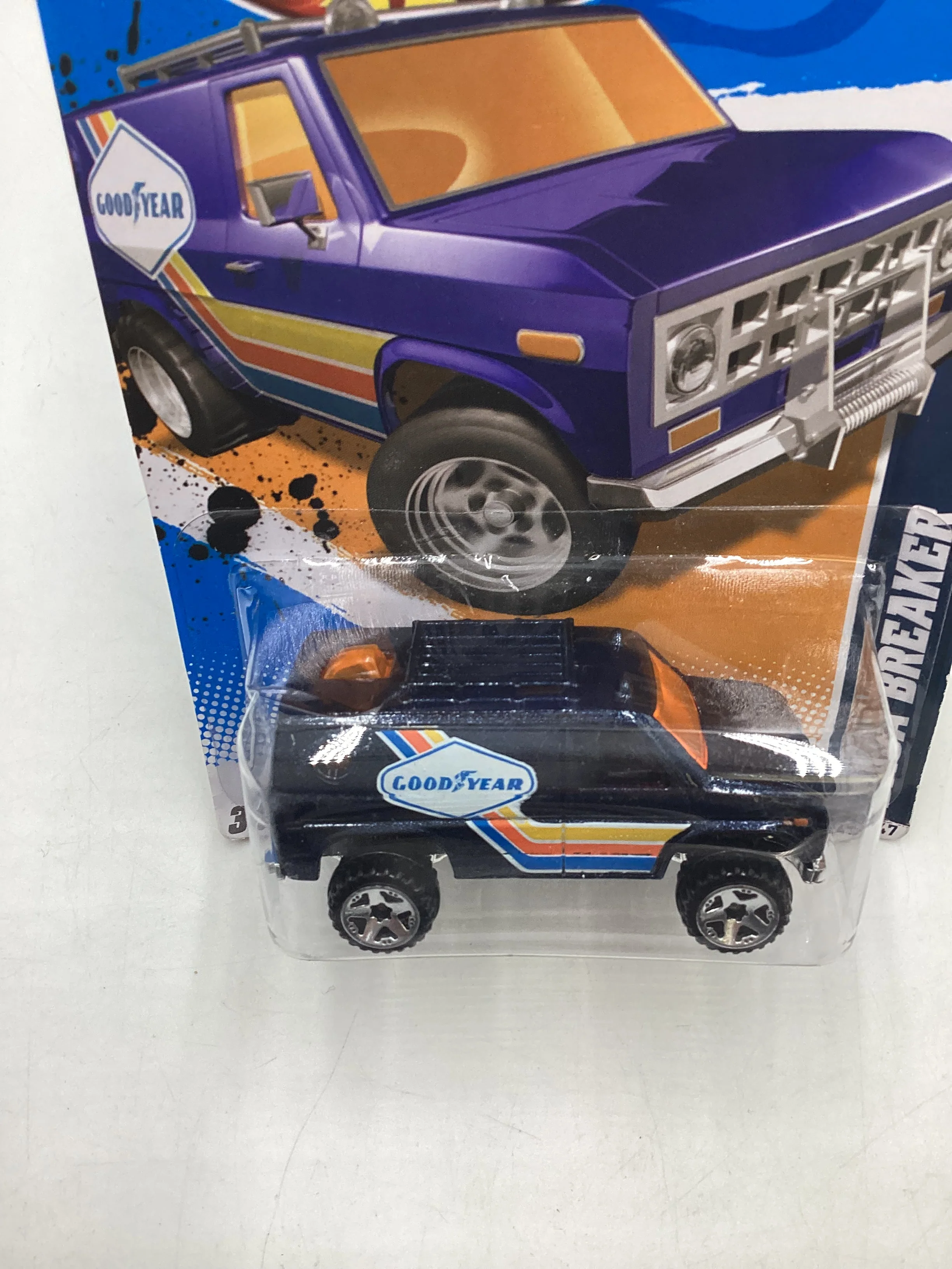 2012 Hot Wheels #143 Baja Breaker Blue 50E - Image 6