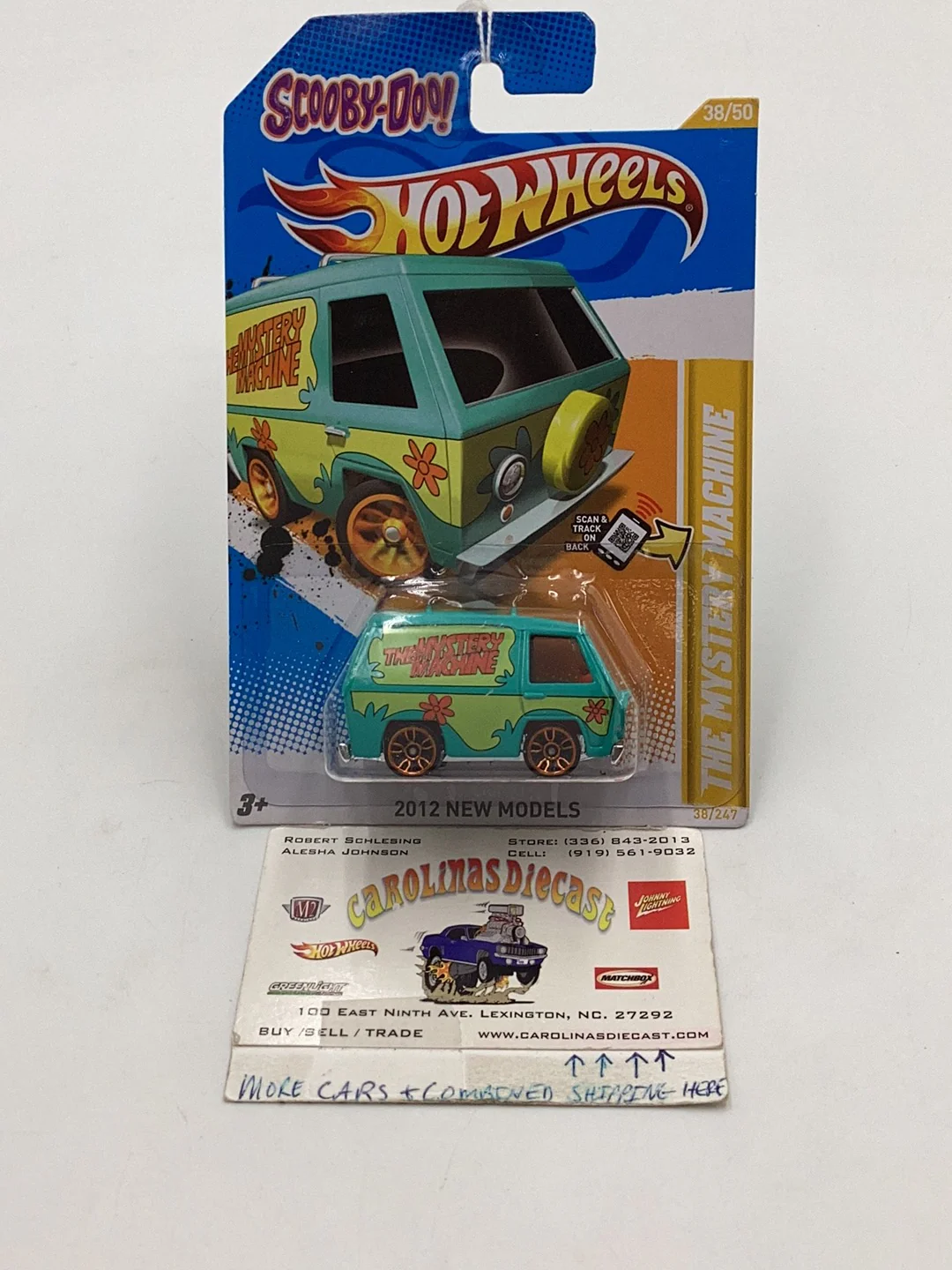 2012 Hot wheels #38 The Mystery Machine 123B