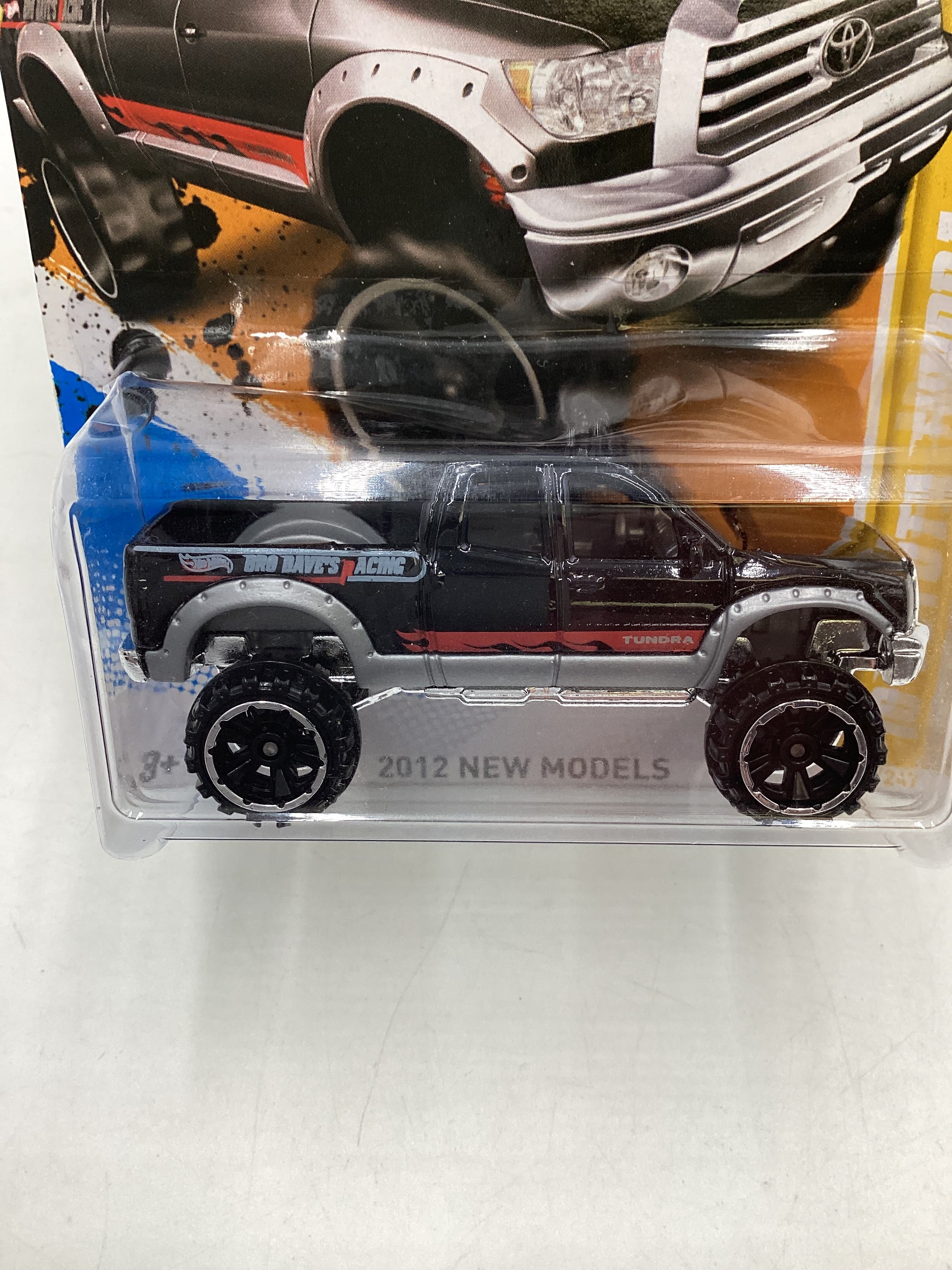 2012 Hot Wheels #40 Black 10 Toyota Tundra 92C - Image 3