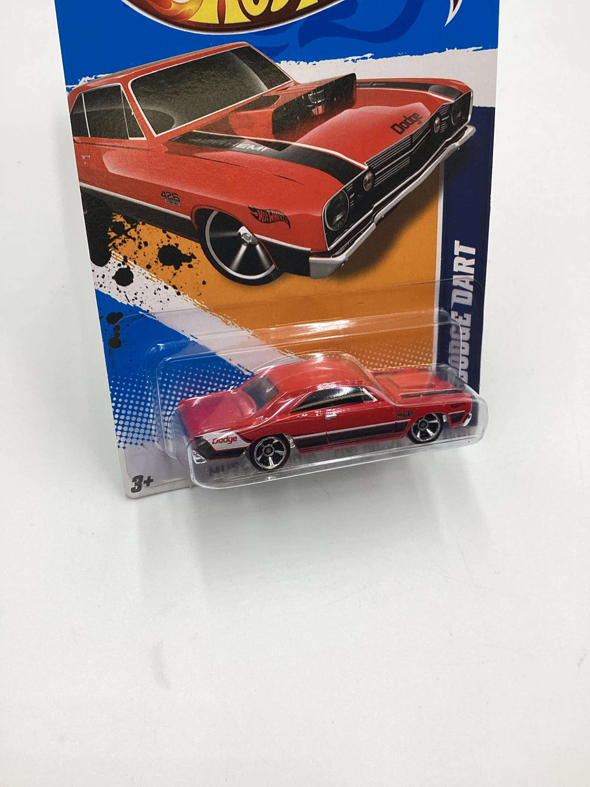 2012 Hot Wheels Muscle Mania Mopar #81 68 Dodge Dart Red 52A - Image 5