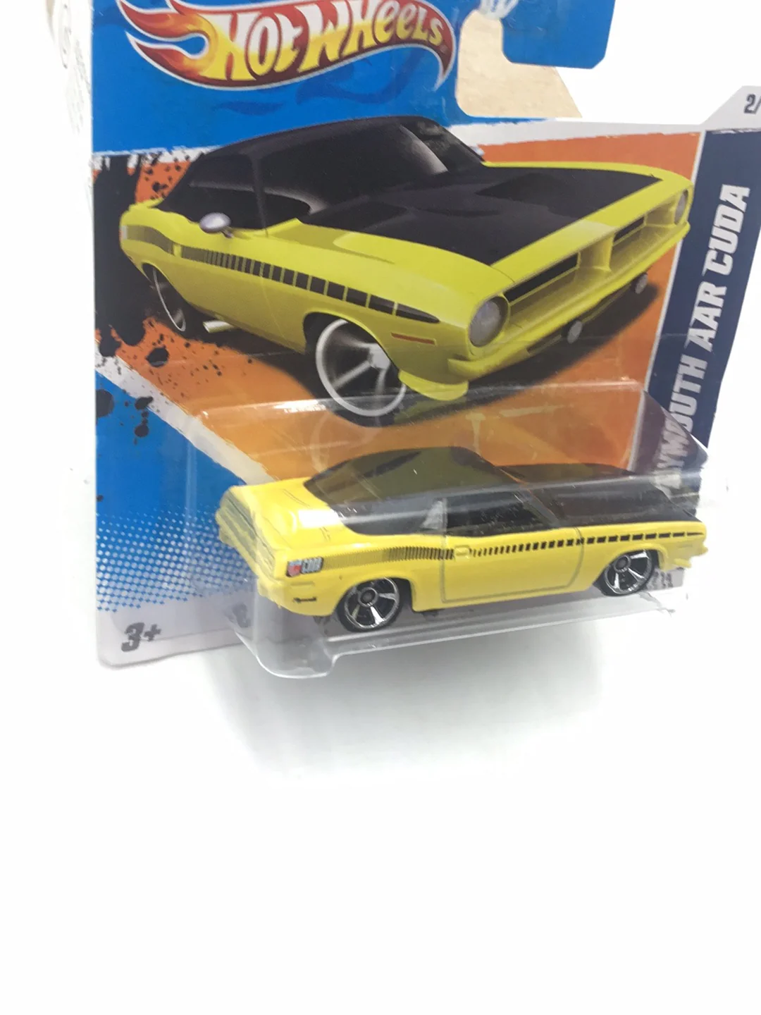 2012 hot wheels #88 70 Plymouth AAR Cuda Short Card R3 - Image 3