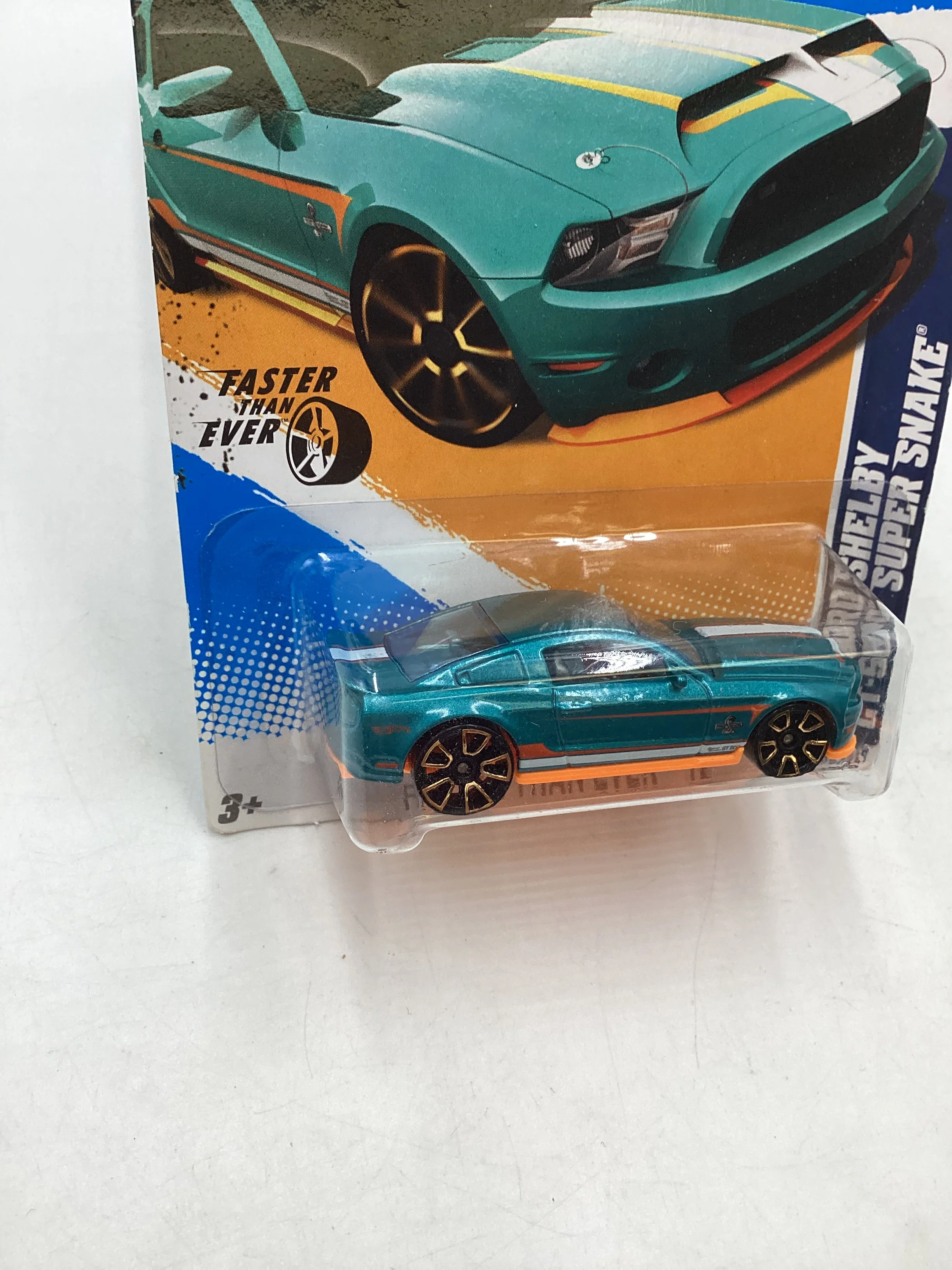 2012 Hot Wheels #95 10 Ford Shelby GT-500 Super Snake Teal 25D - Image 5