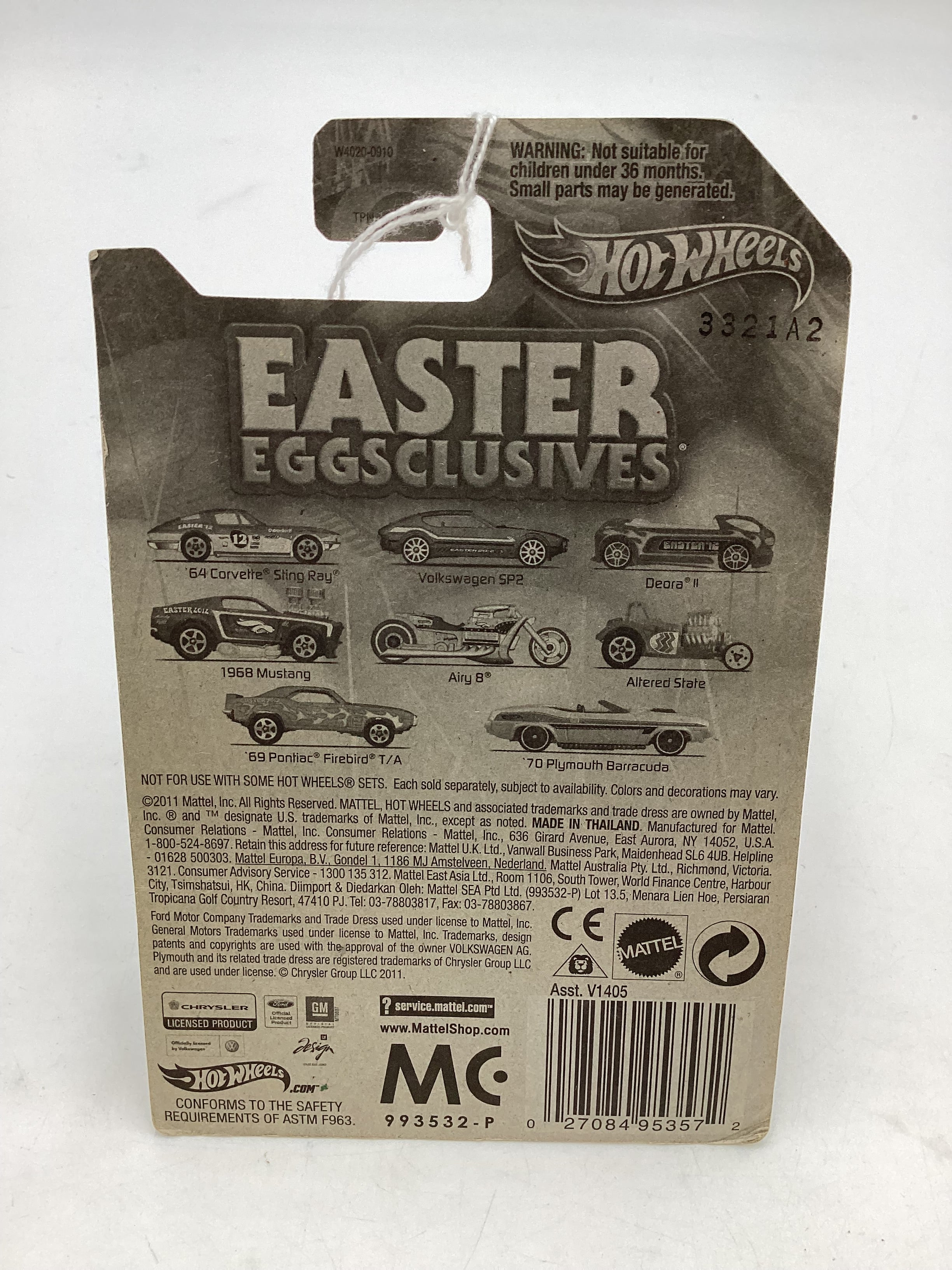2012 Hot Wheels Easter Eggclusive Volkswagen SP2 - Image 7