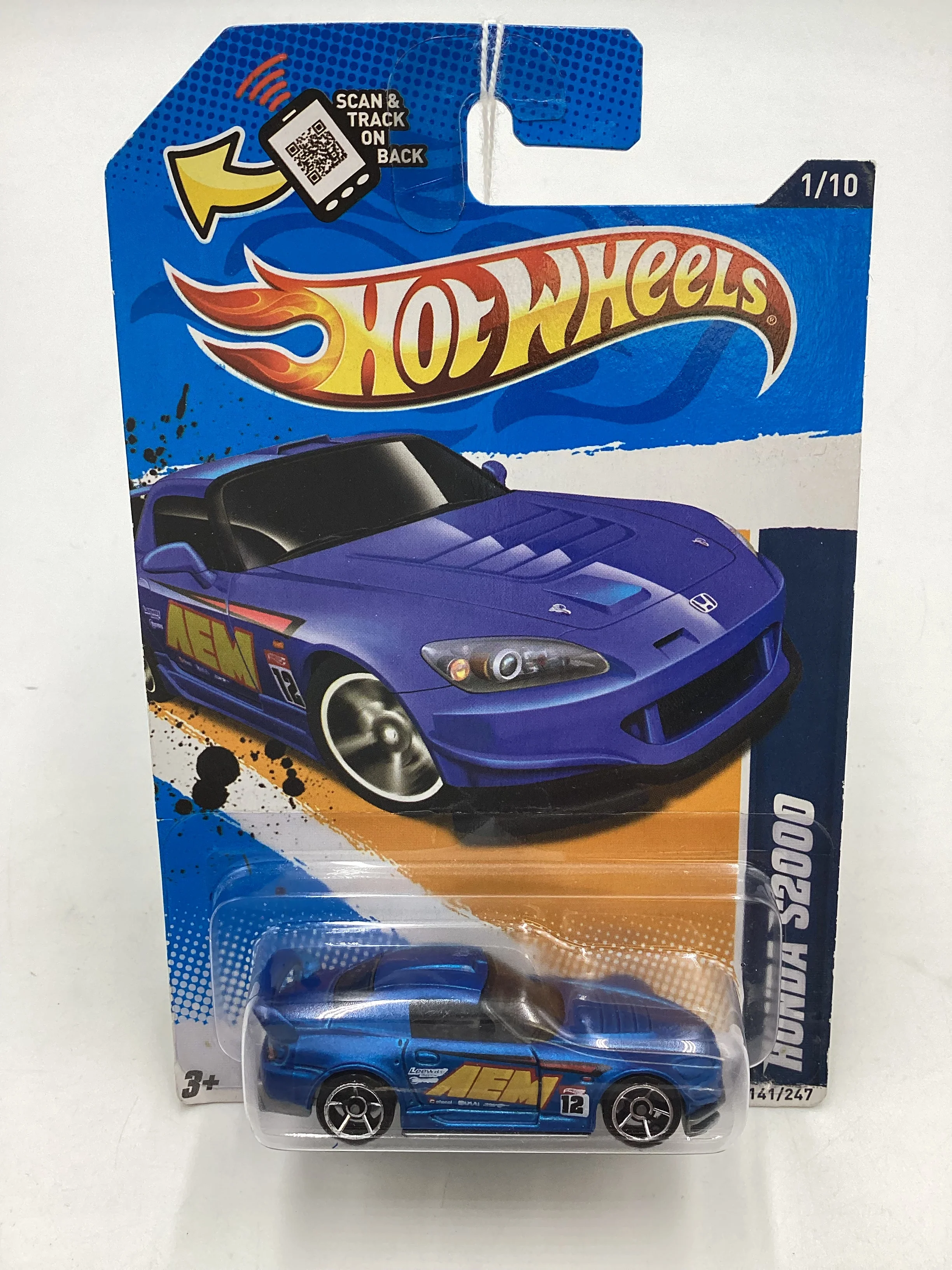 2012 Hot wheels HW Performance #141 Honda S2000 Blue - Image 2