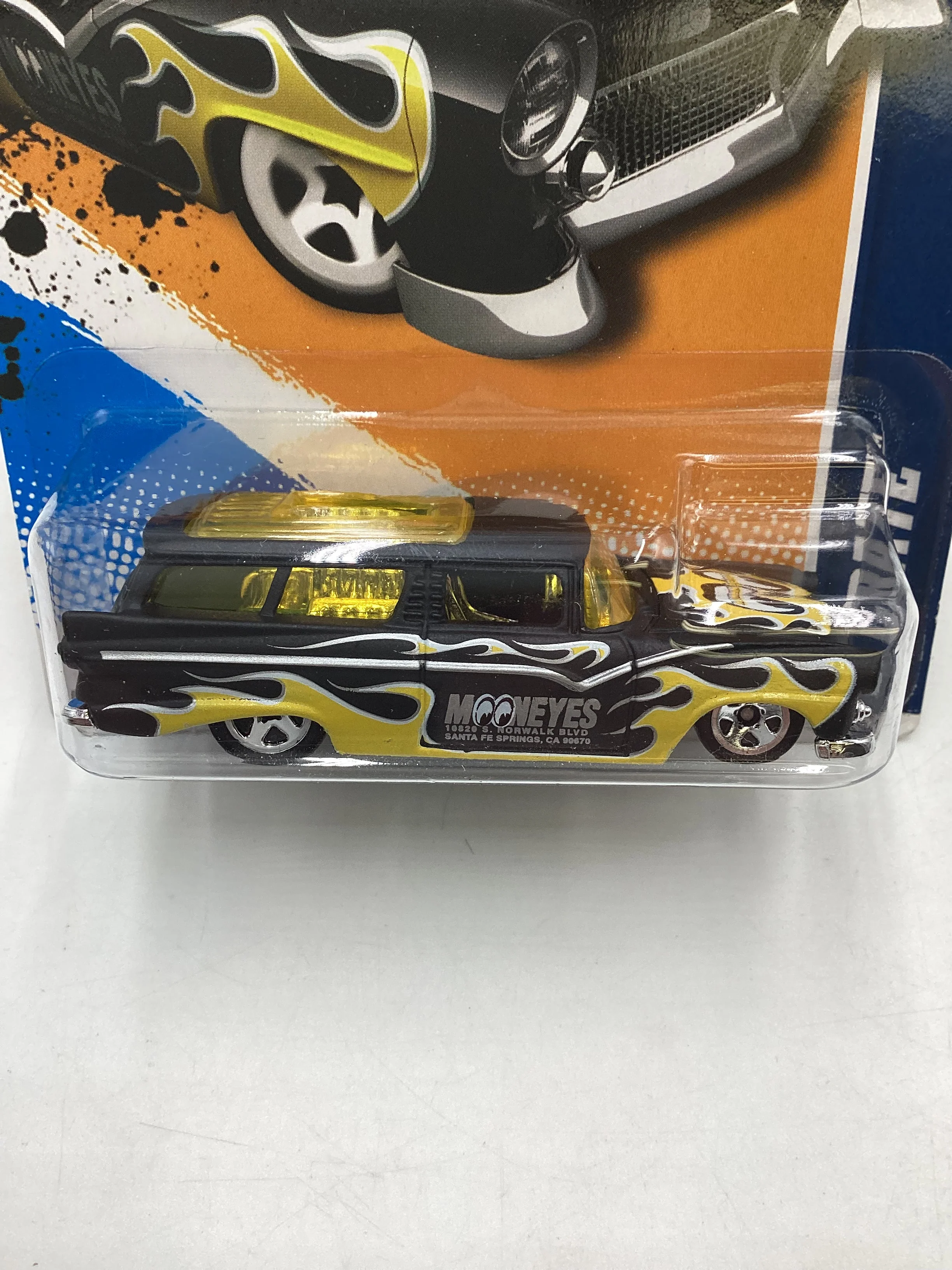 2012 Hot Wheels HW Performance #148 8 Crate Mooneyes Black 11G - Image 3