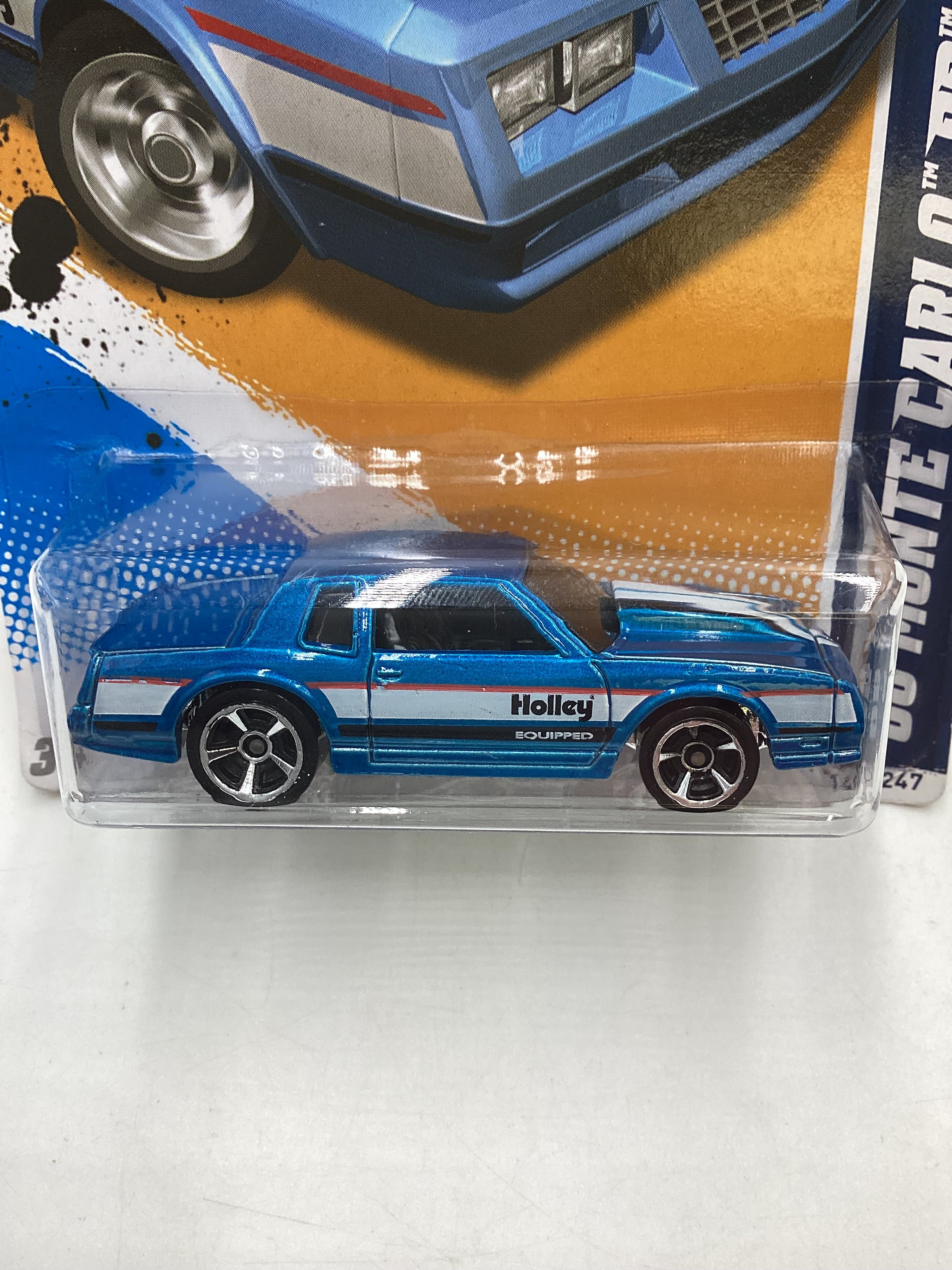 2012 Hot Wheels HW Performance #149 86 Monte Carlo SS Blue - Image 3