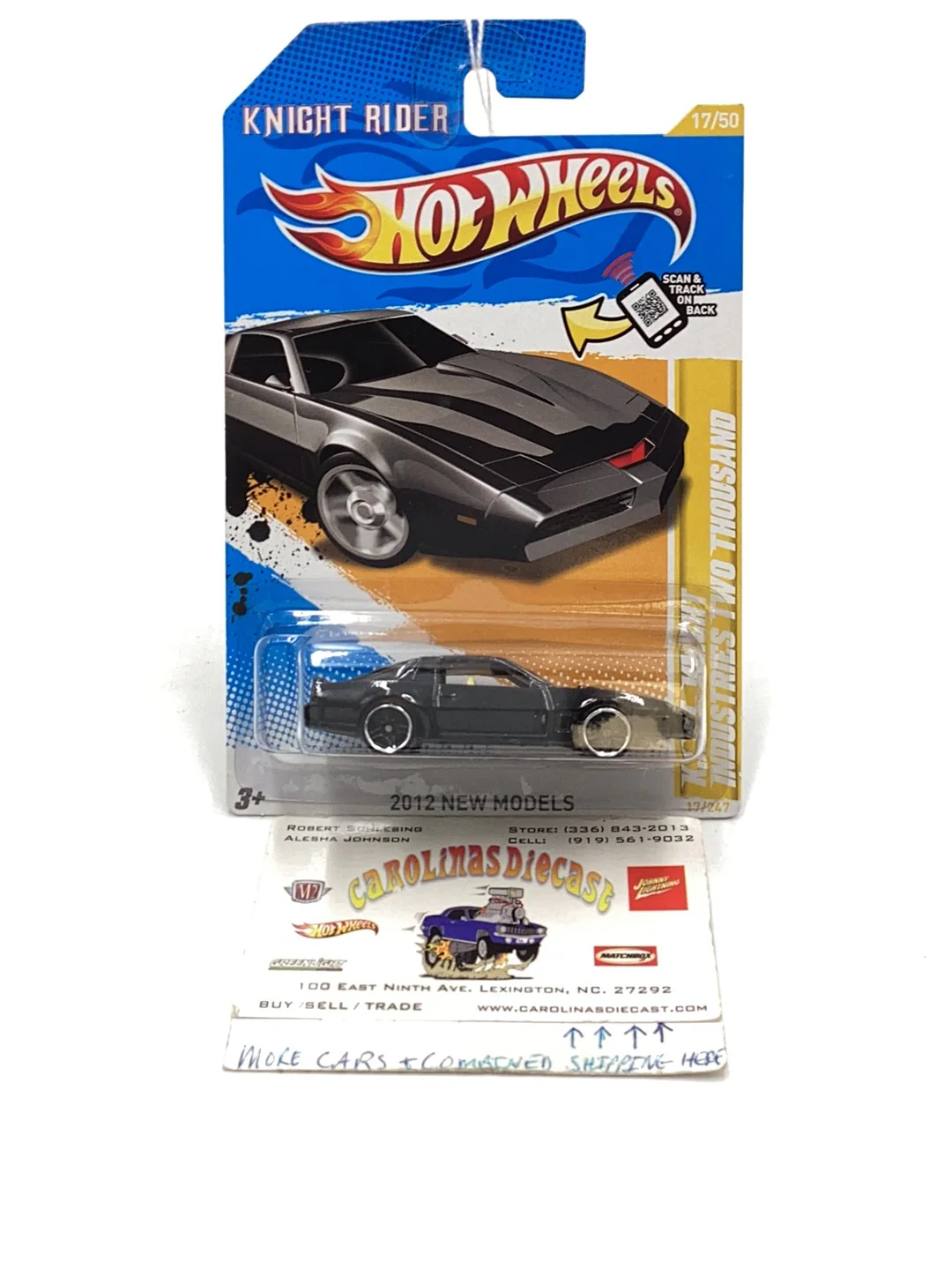 2012 hot wheels K.I.T.T. #17 Knight Industries 121C
