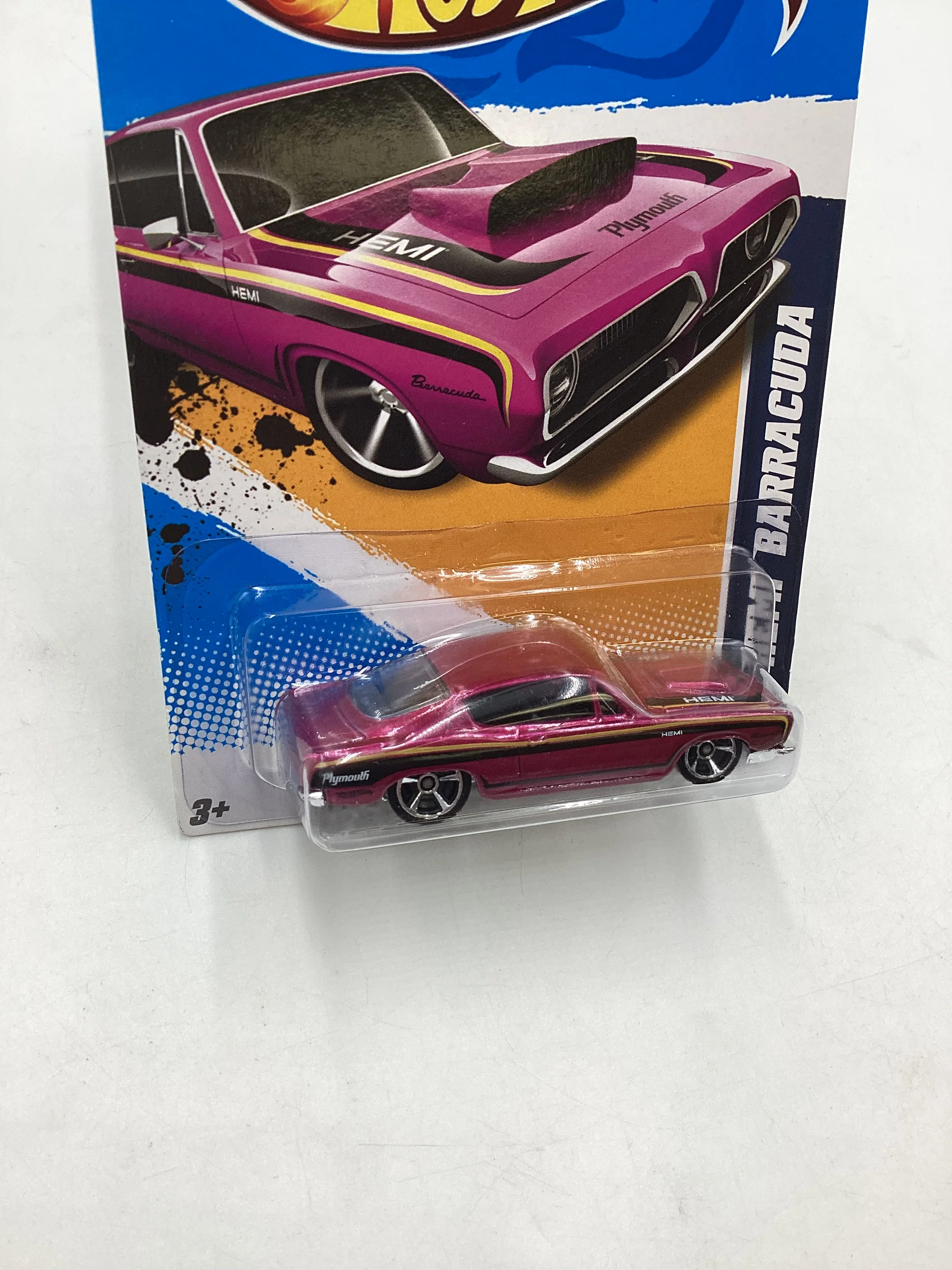 2012 Hot Wheels Muscle Mania #87 68 Hemi Barracuda Kmart Exclusive 239C - Image 5