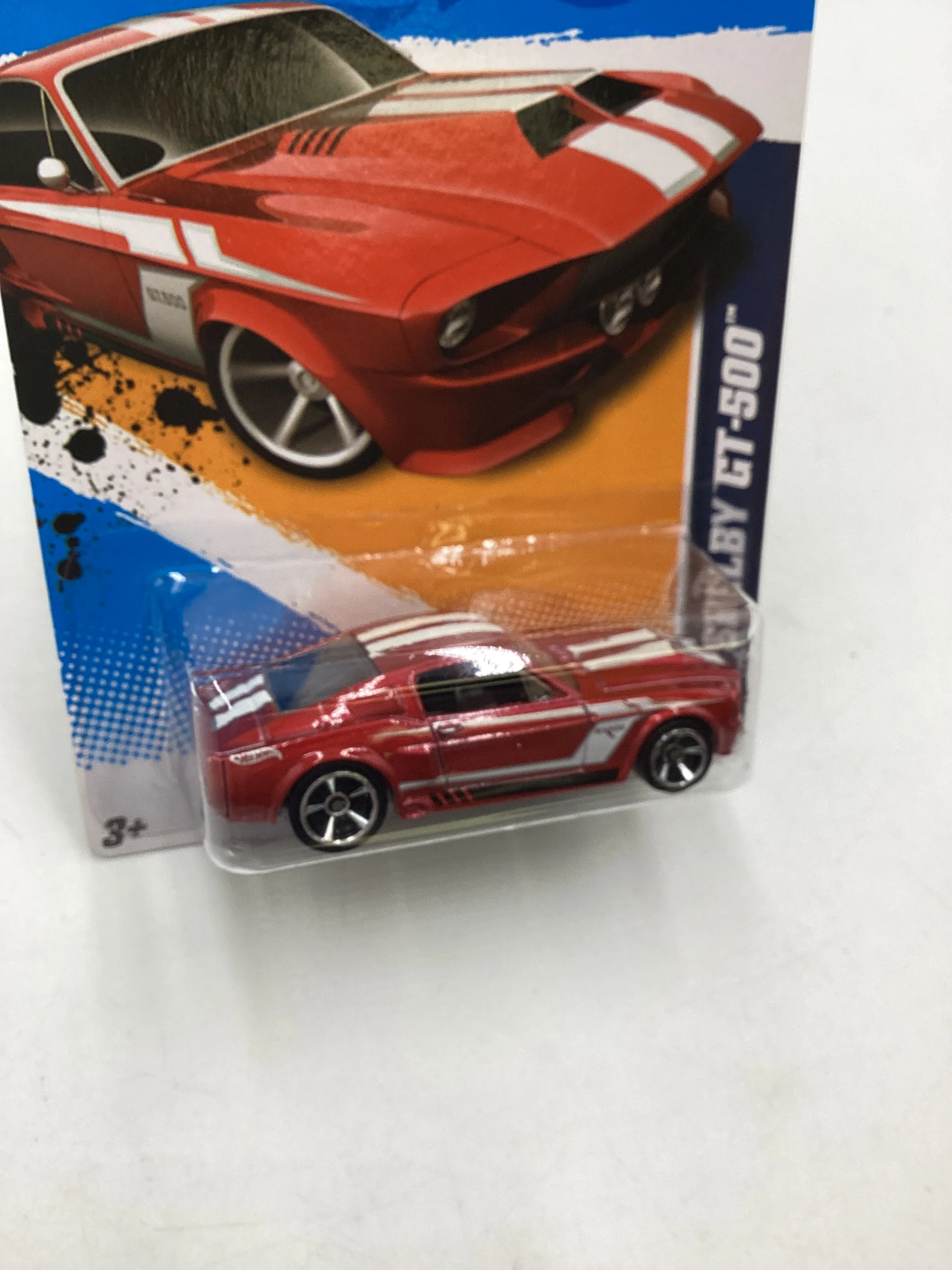 2012 Hot Wheels Muscle Mania Ford #114 67 Shelby GT-500 Red 35F - Image 5