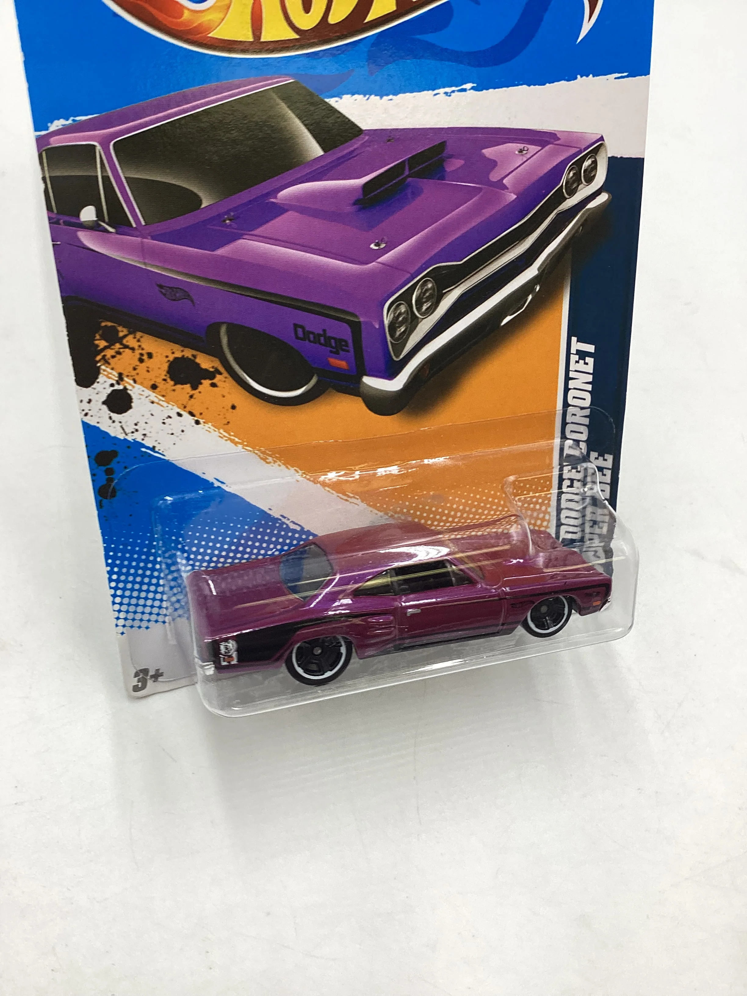2012 Hot Wheels Muscle Mania Mopar #84 69 Dodge Coronet Super Bee 37G - Image 5