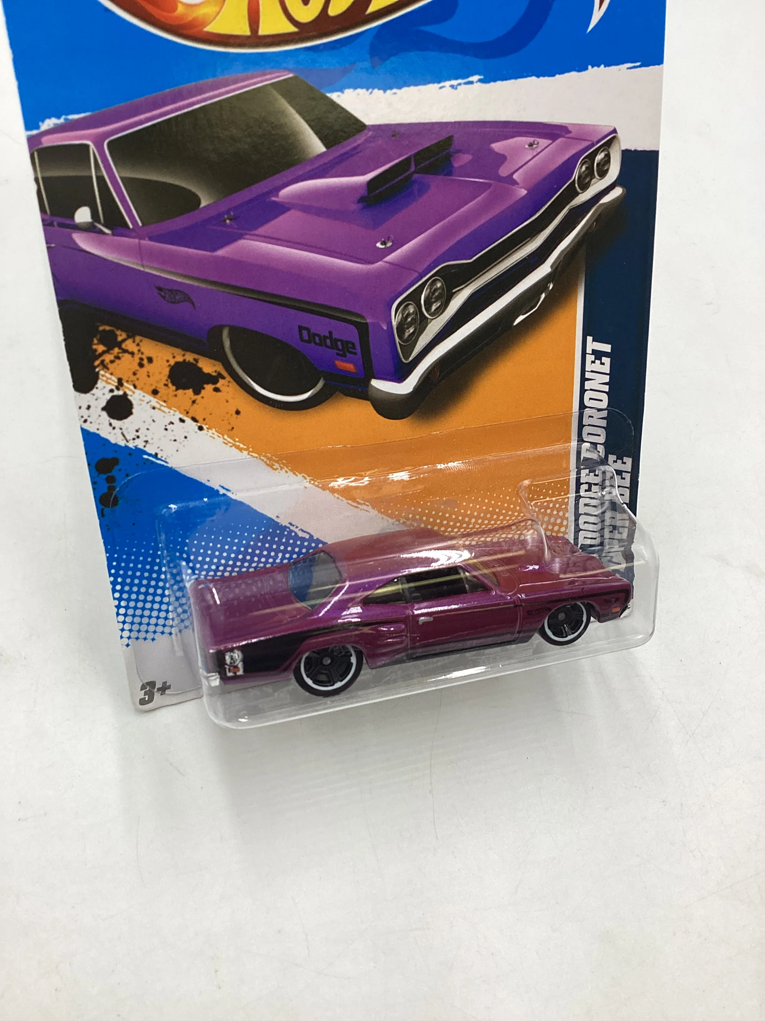 2012 Hot Wheels Muscle Mania Mopar #84 69 Dodge Coronet Super Bee 37G - Image 6