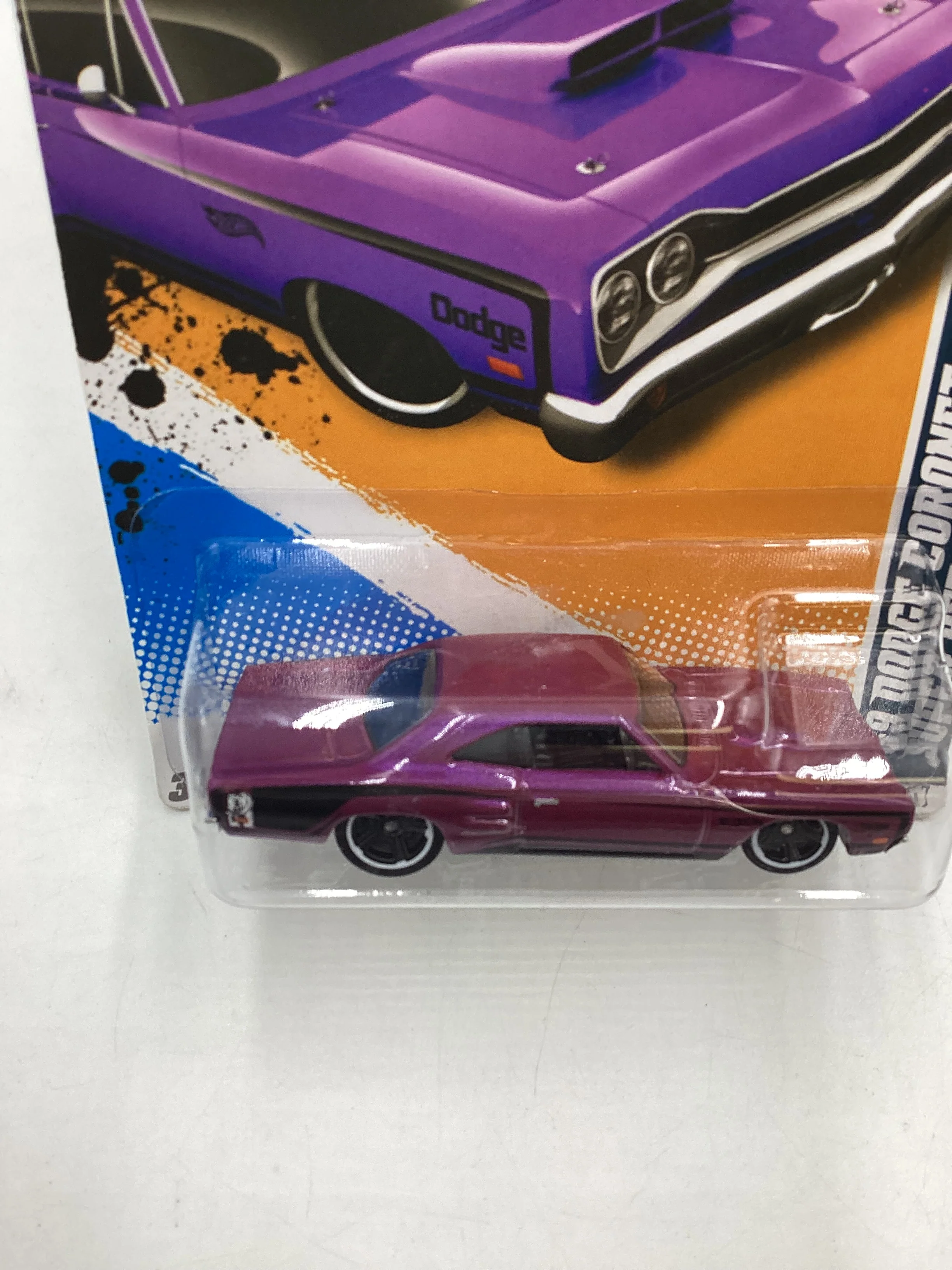 2012 Hot Wheels Muscle Mania Mopar #84 69 Dodge Coronet Super Bee 37G - Image 7