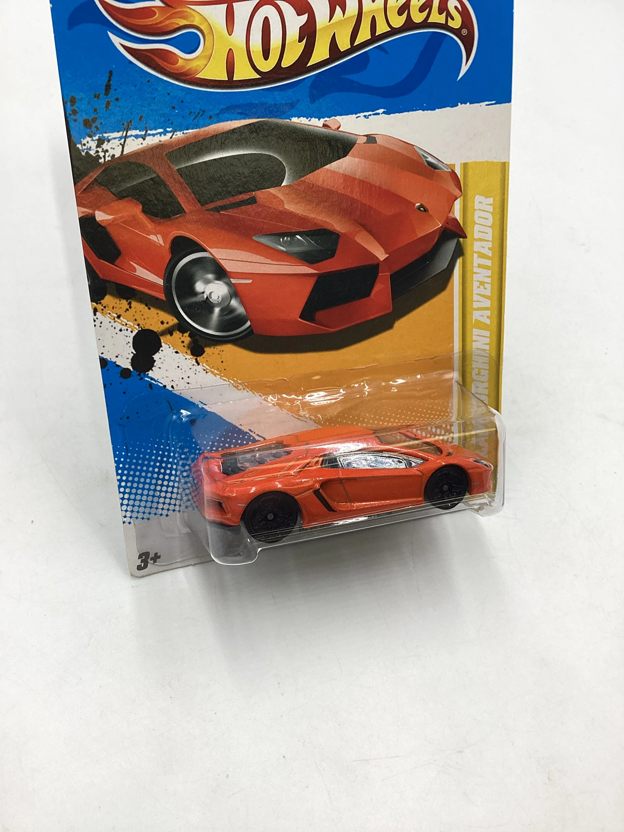 2012 Hot Wheels New Models #12 Lamborghini Aventador Orange 102E - Image 5