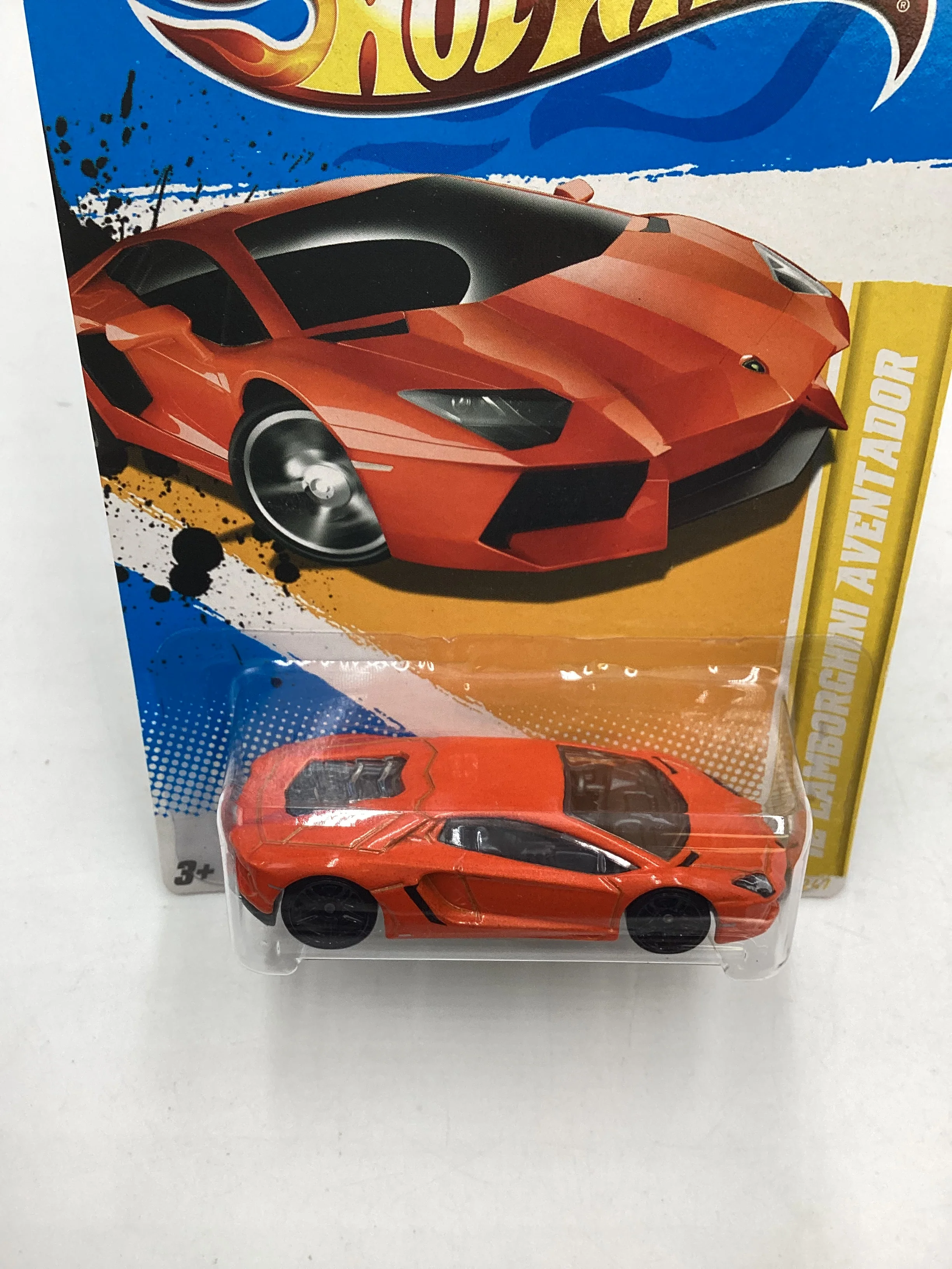 2012 Hot Wheels New Models #12 Lamborghini Aventador Orange 102E - Image 6