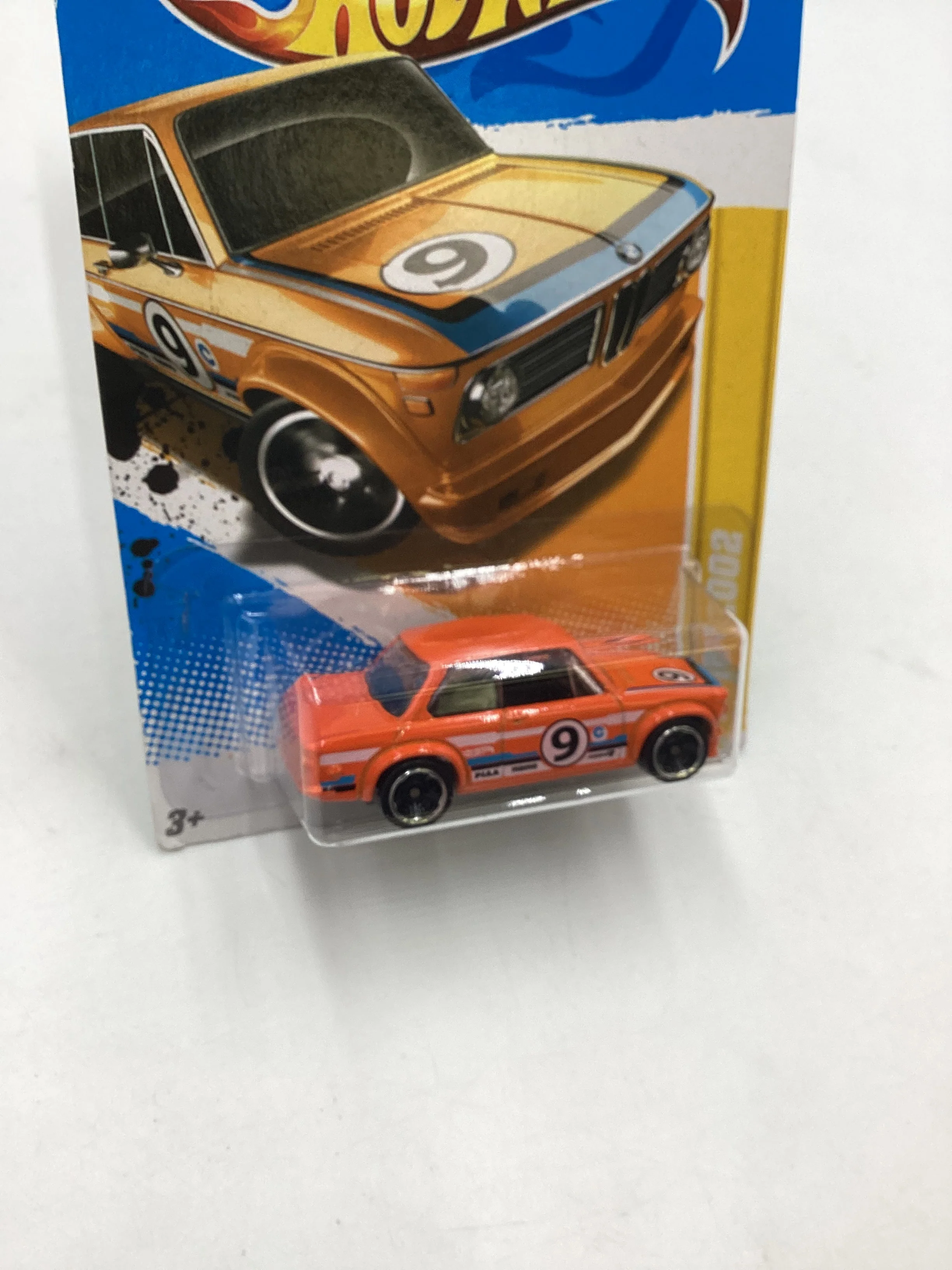 2012 Hot Wheels New Models #21 BMW 2002 Orange 109i - Image 5