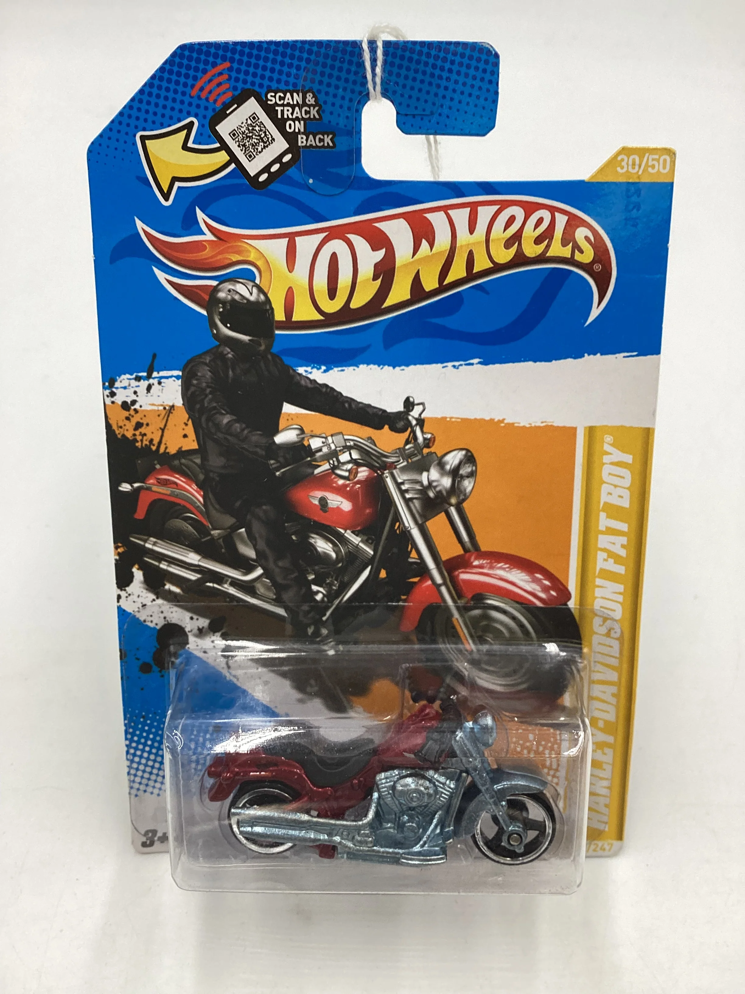 2012 Hot wheels New Models #30 Harley Davidson Fat Boy 53D - Image 2