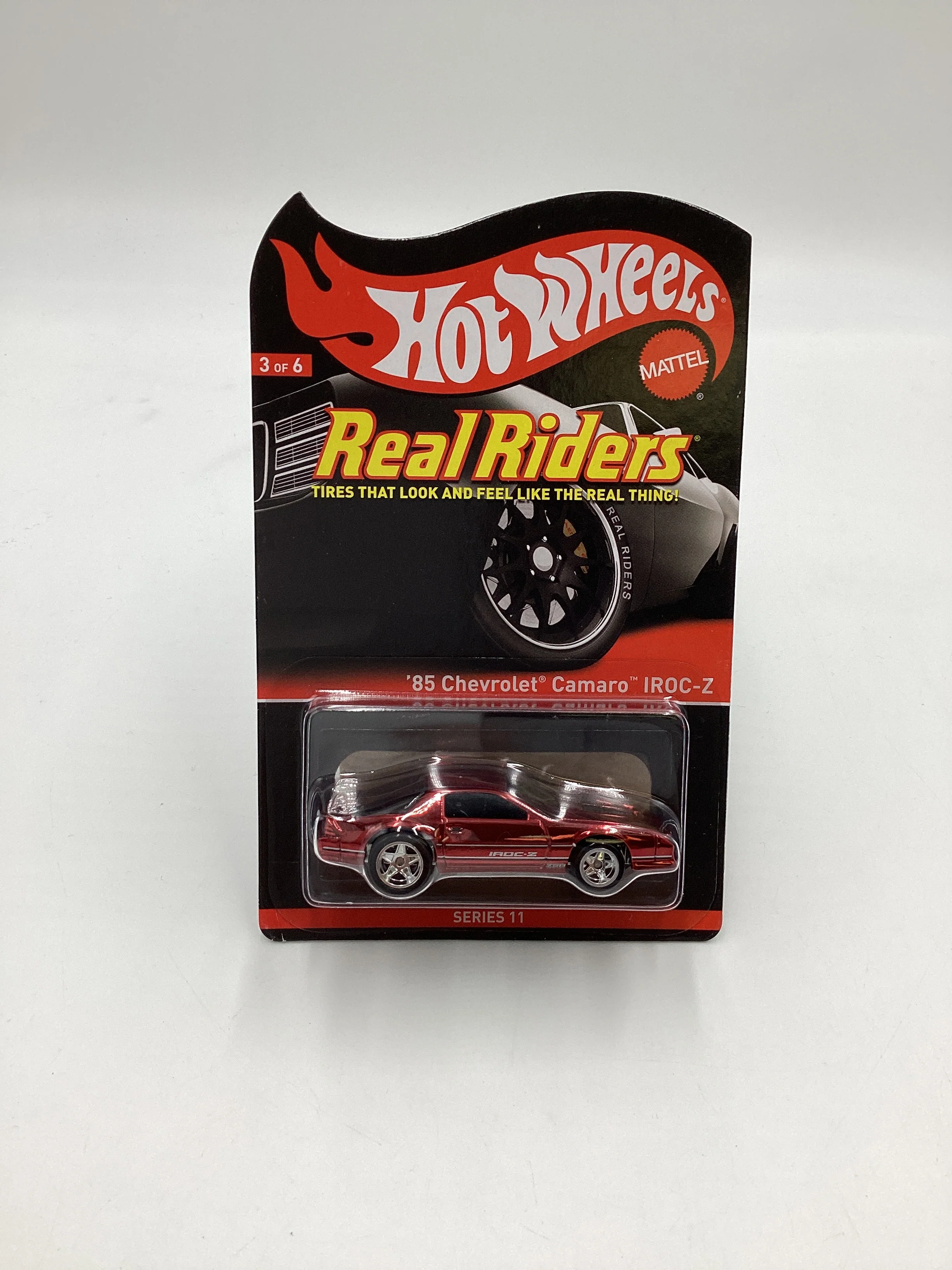 2012 Hot Wheels Real Riders RLC #2570/4000 Red 85 Chevrolet Camaro Iroc Z W/Protector - Image 2