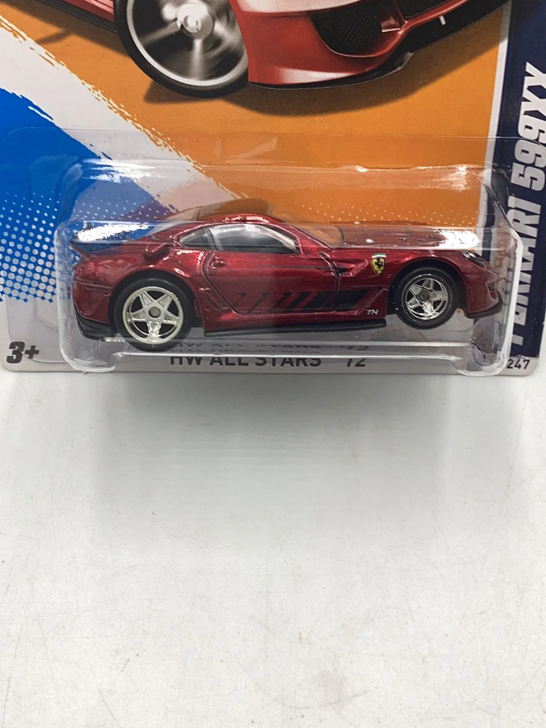 2012 Hot wheels STH #125 Ferrari 599XX with protector - Image 2