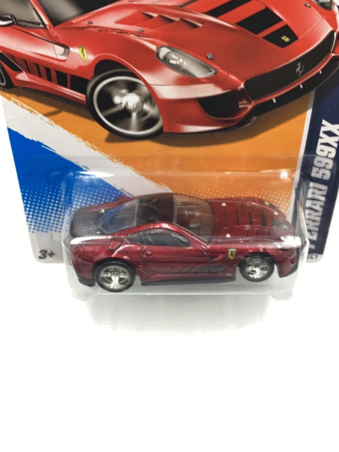 2012 Hot wheels STH #125 Ferrari 599XX with protector - Image 5