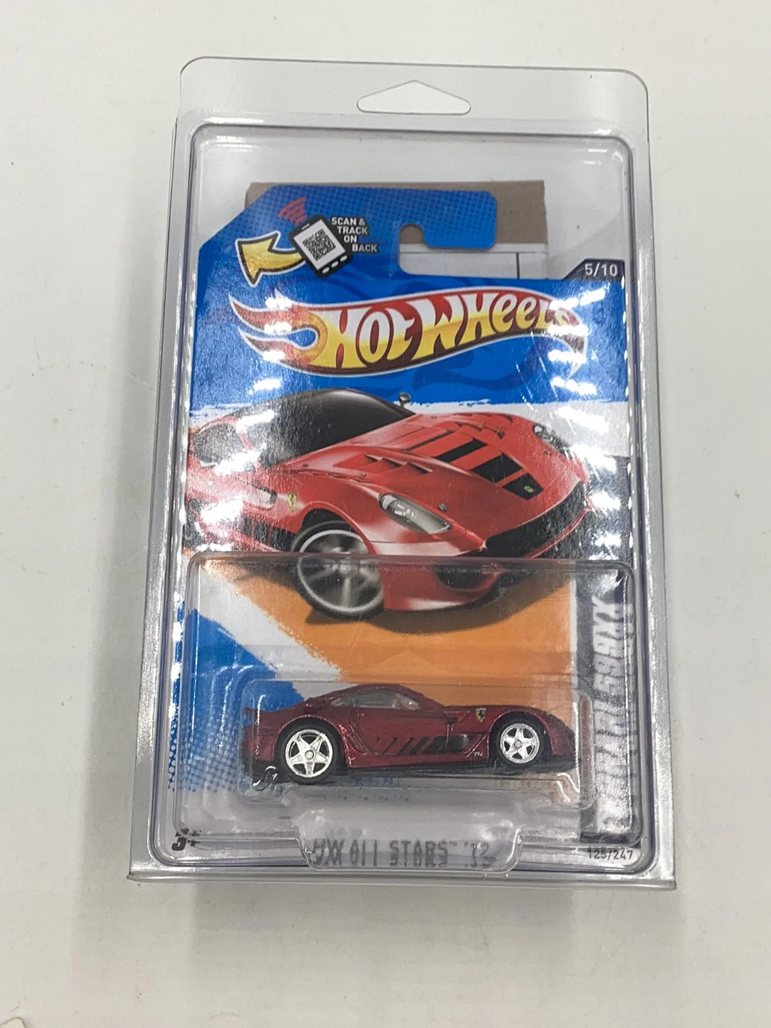 2012 Hot wheels STH #125 Ferrari 599XX with protector - Image 8
