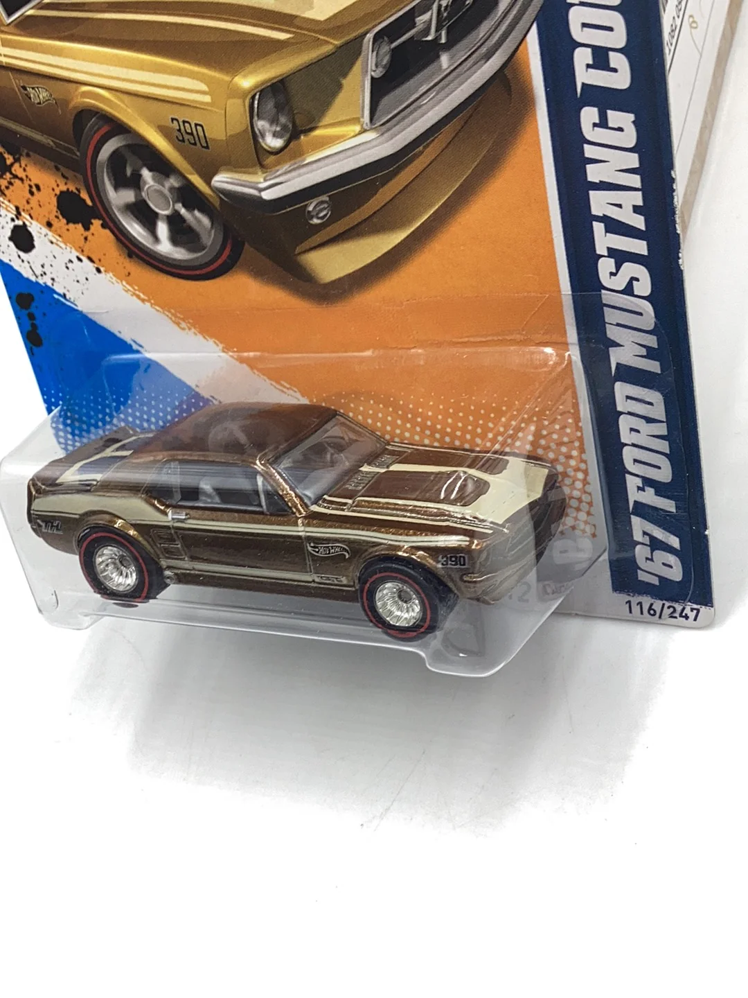 2012 hot wheels super treasure hunt #116 67 Ford Mustang Coupe - Image 4