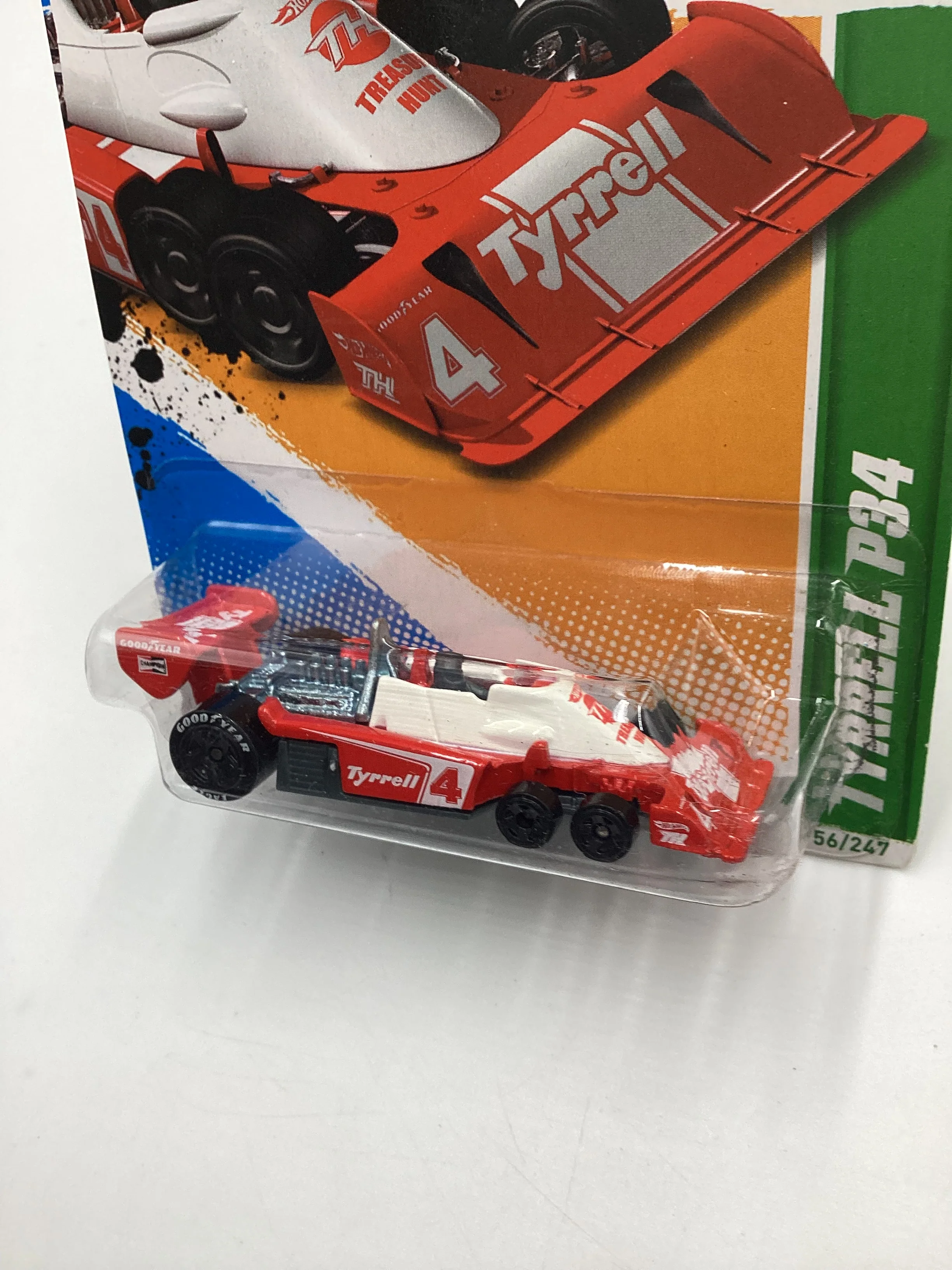 2012 Hot Wheels Treasure Hunt #56 Tyrell P34 Red - Image 4
