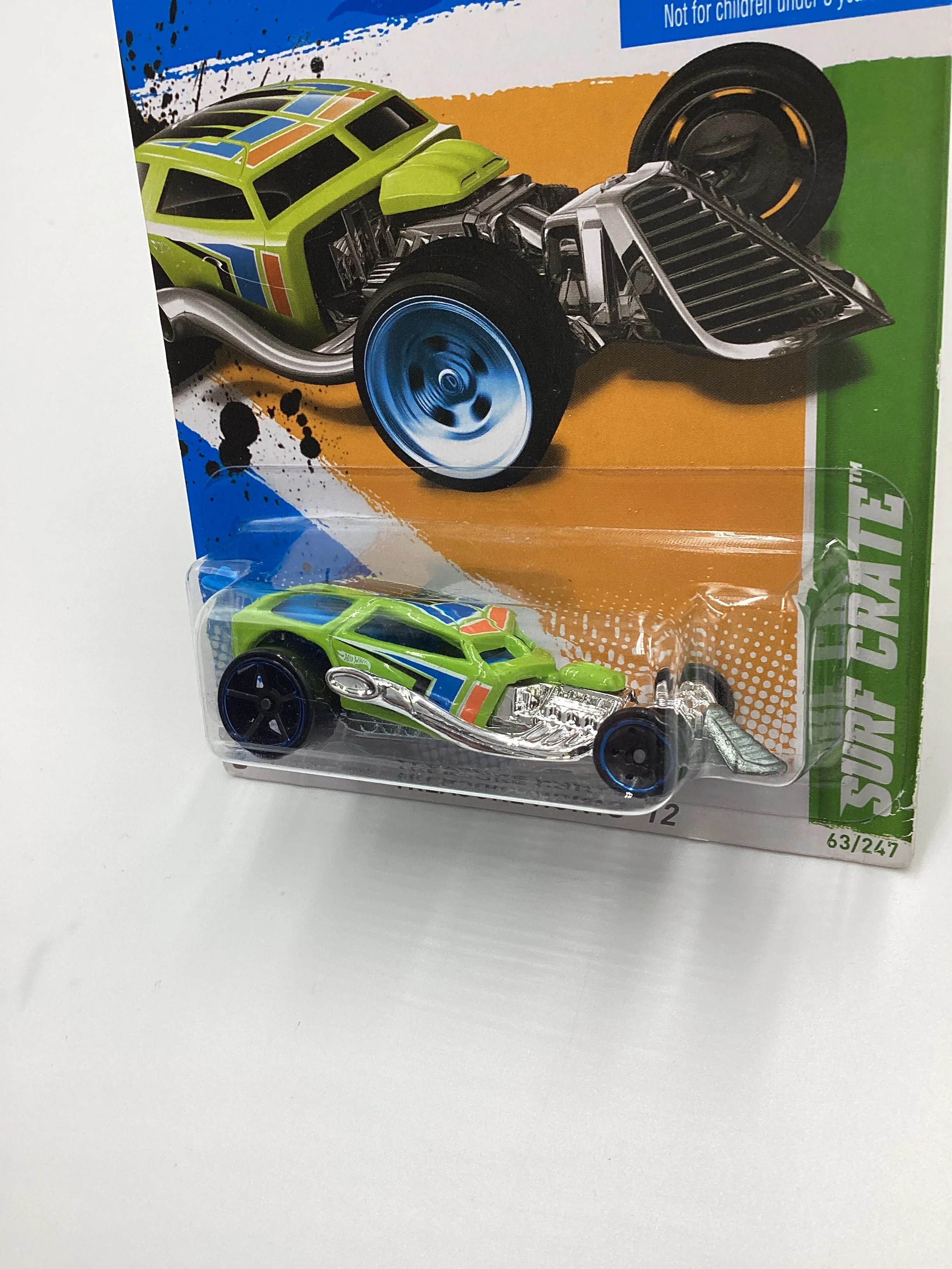 2012 Hot Wheels Treasure Hunt #63 Surf Crate - Image 4