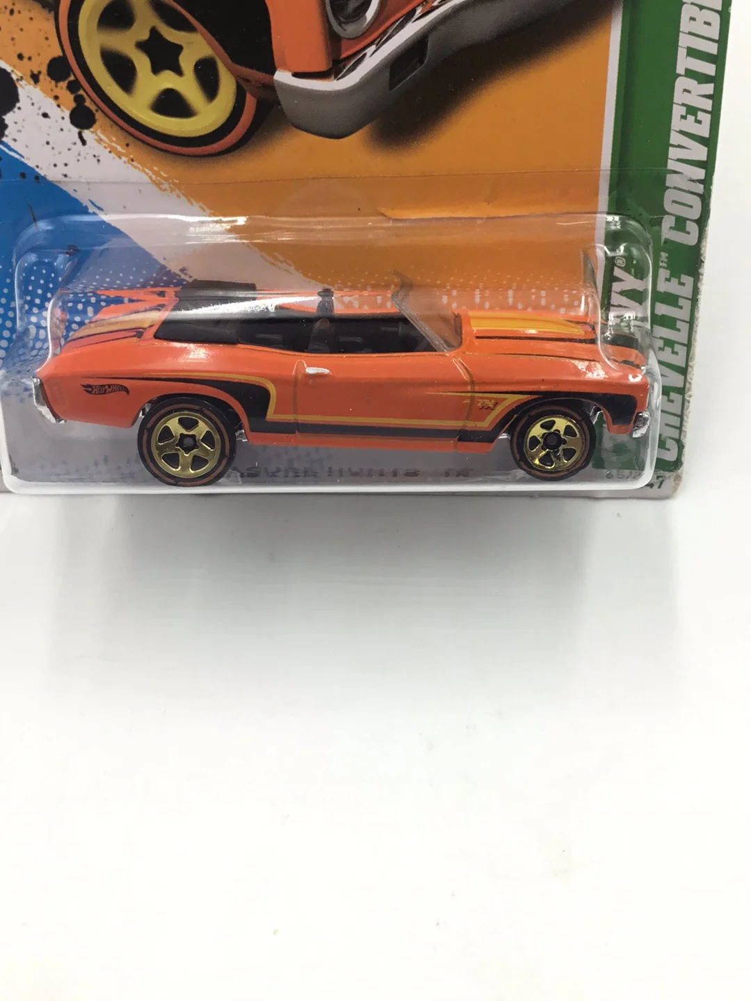 2012 Hot Wheels Treasure Hunt #65 70 Chevy Chevelle convertible GG6 - Image 2