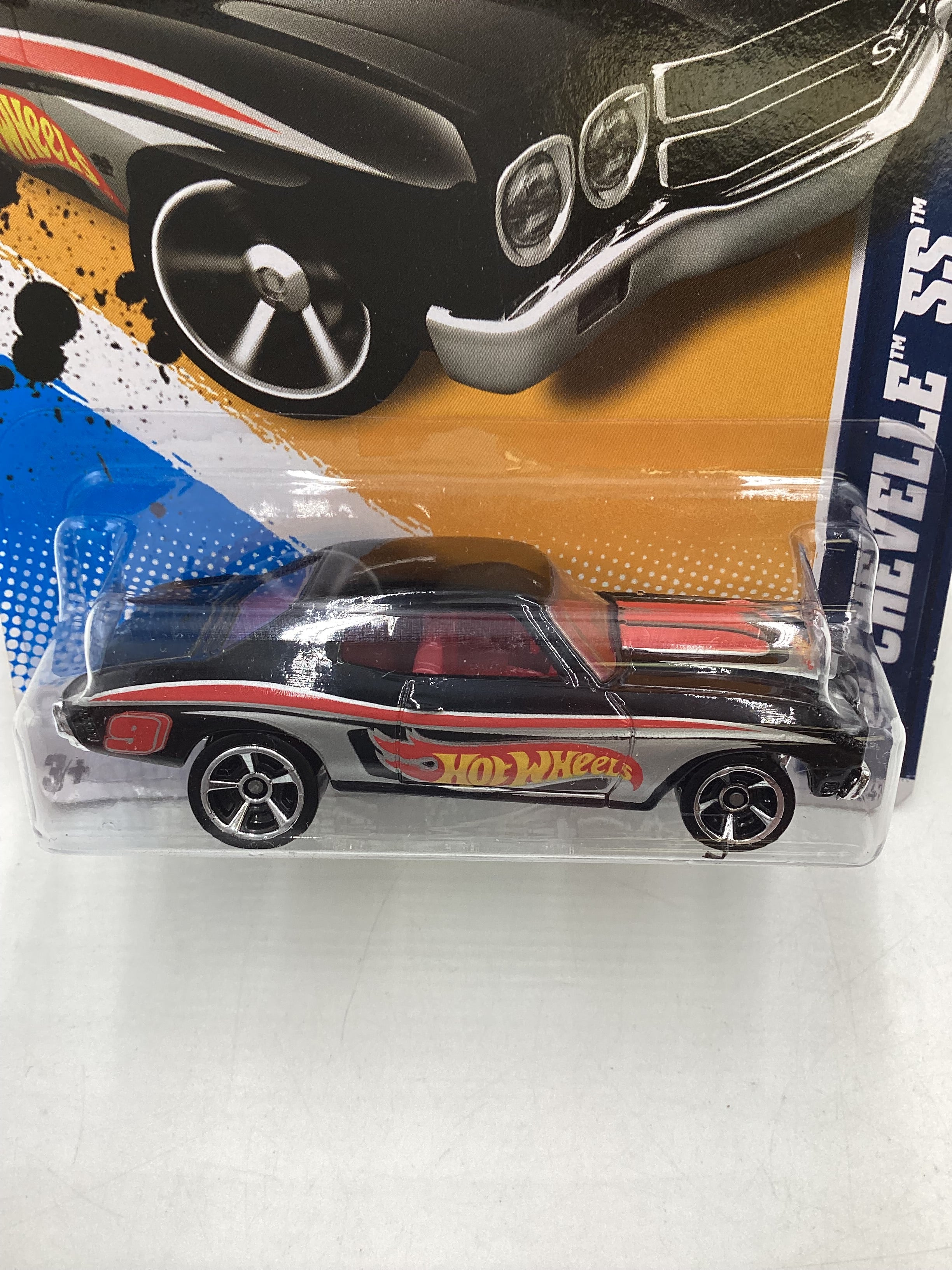 2012 HW Racing #172 70 Chevelle SS Black 13C - Image 3