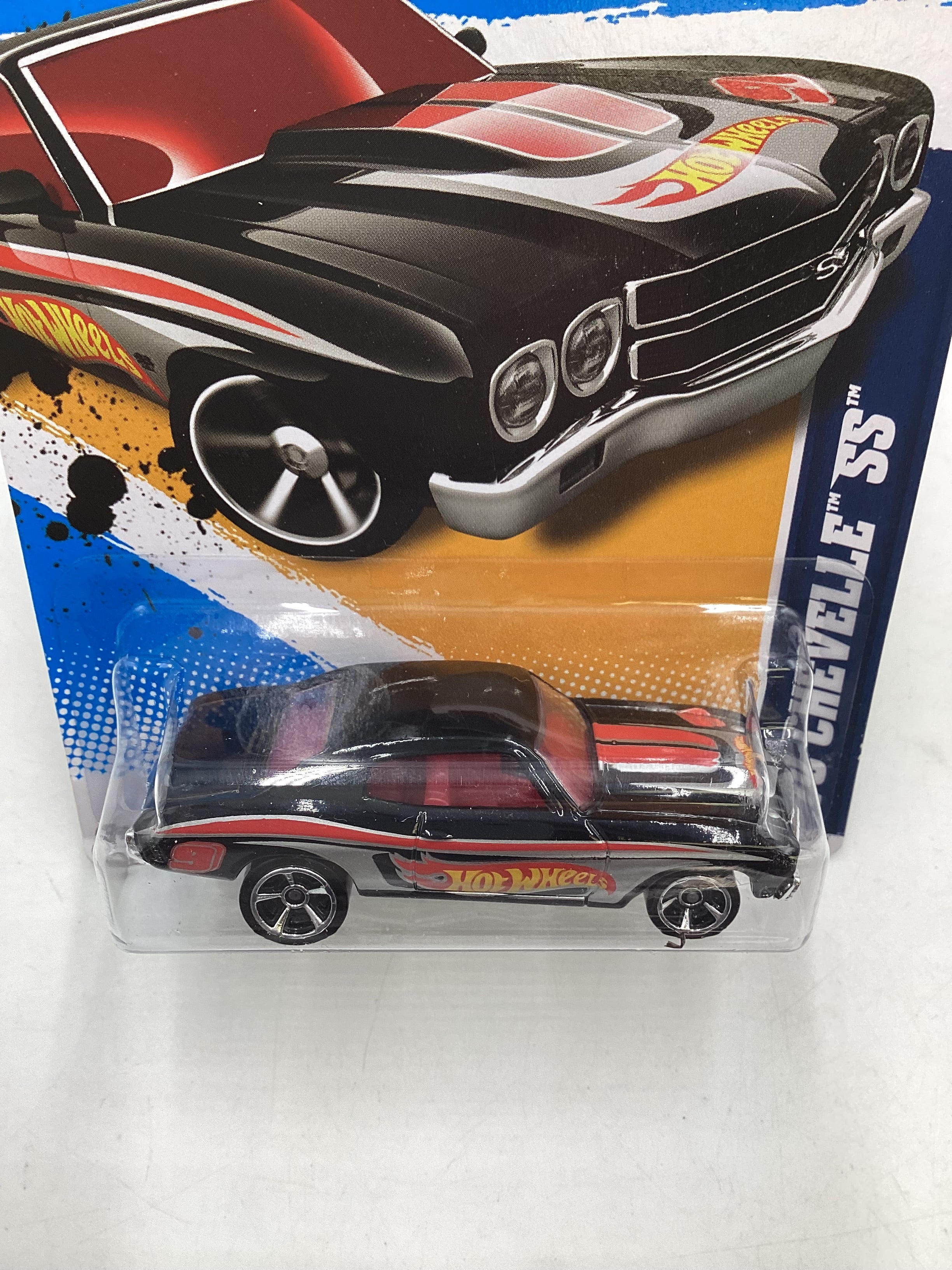 2012 HW Racing #172 70 Chevelle SS Black 13C - Image 6
