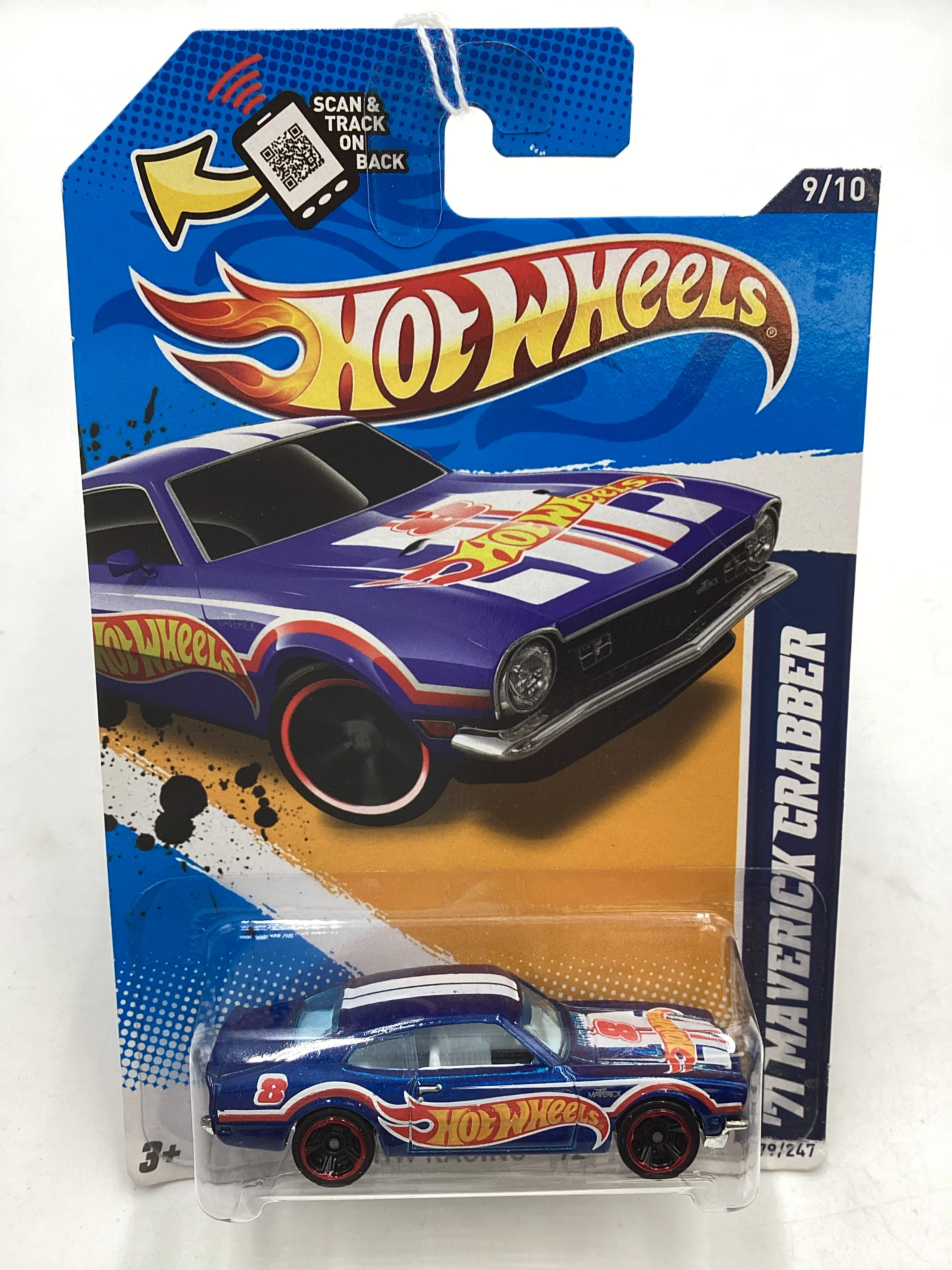 2012 HW Racing #179 71 Maverick Grabber Blue 35D - Image 2