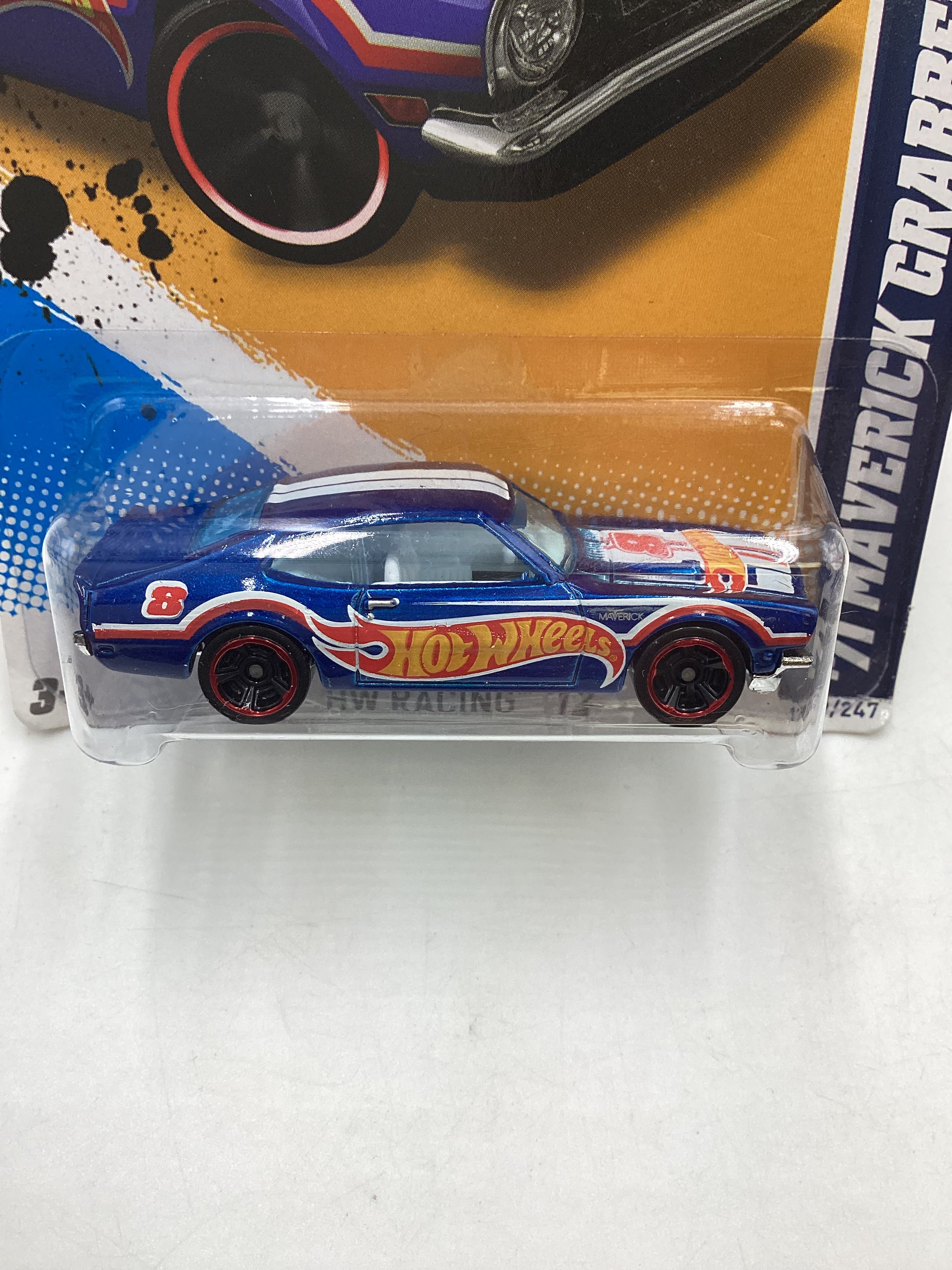 2012 HW Racing #179 71 Maverick Grabber Blue 35D - Image 3