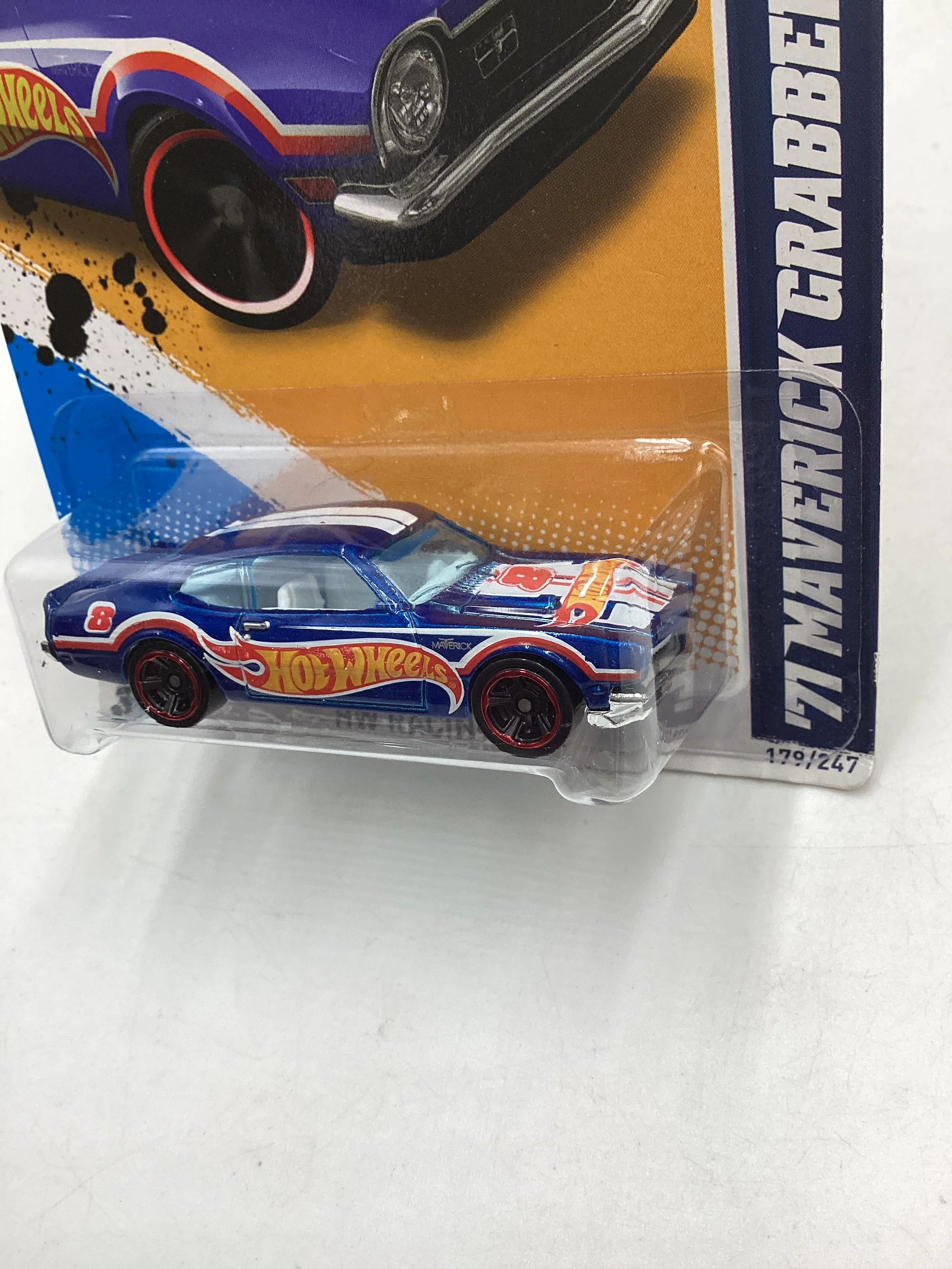 2012 HW Racing #179 71 Maverick Grabber Blue 35D - Image 4