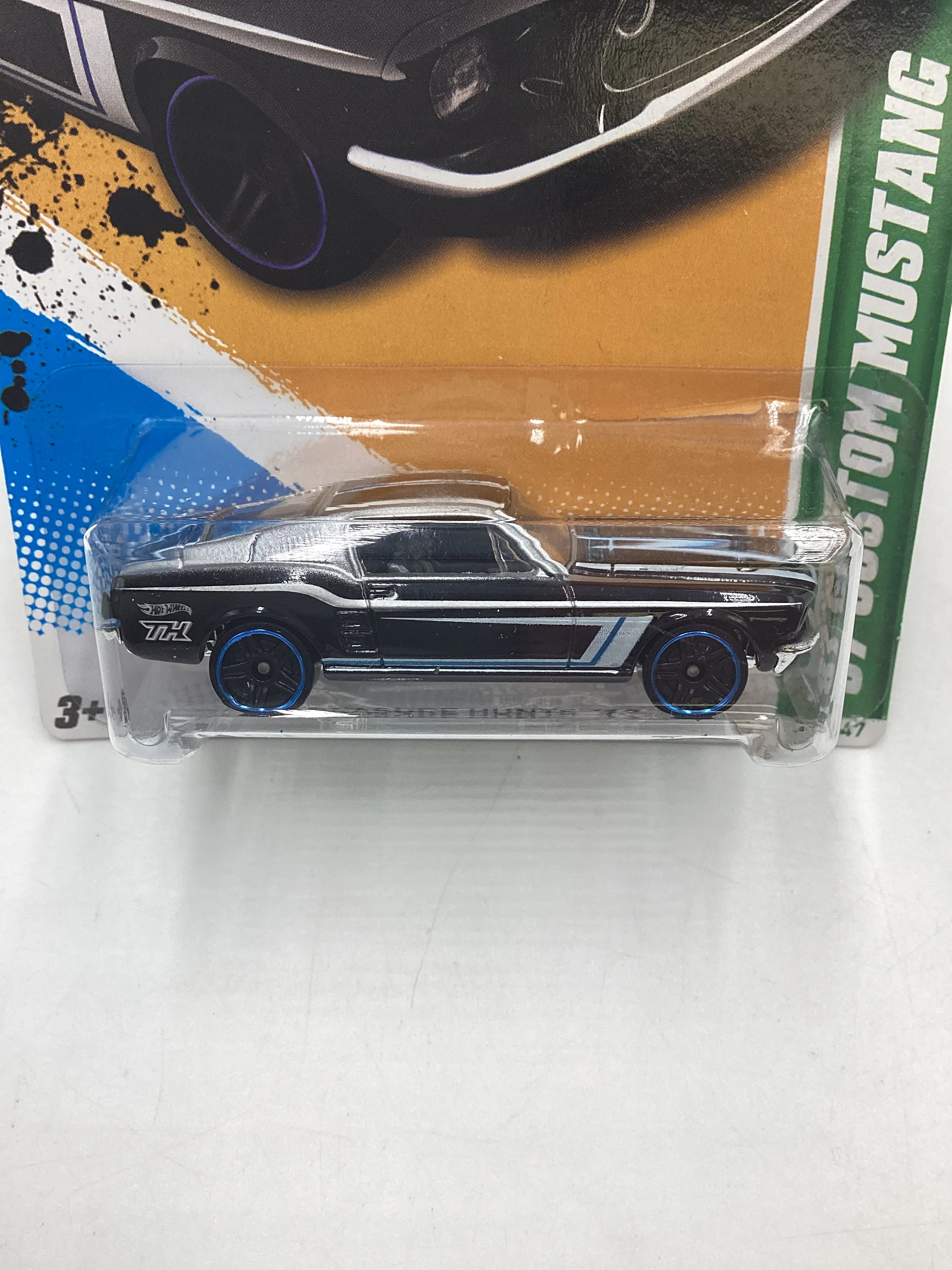 2012 HW Treasure Hunts #57 67 Custom Mustang 283C - Image 2