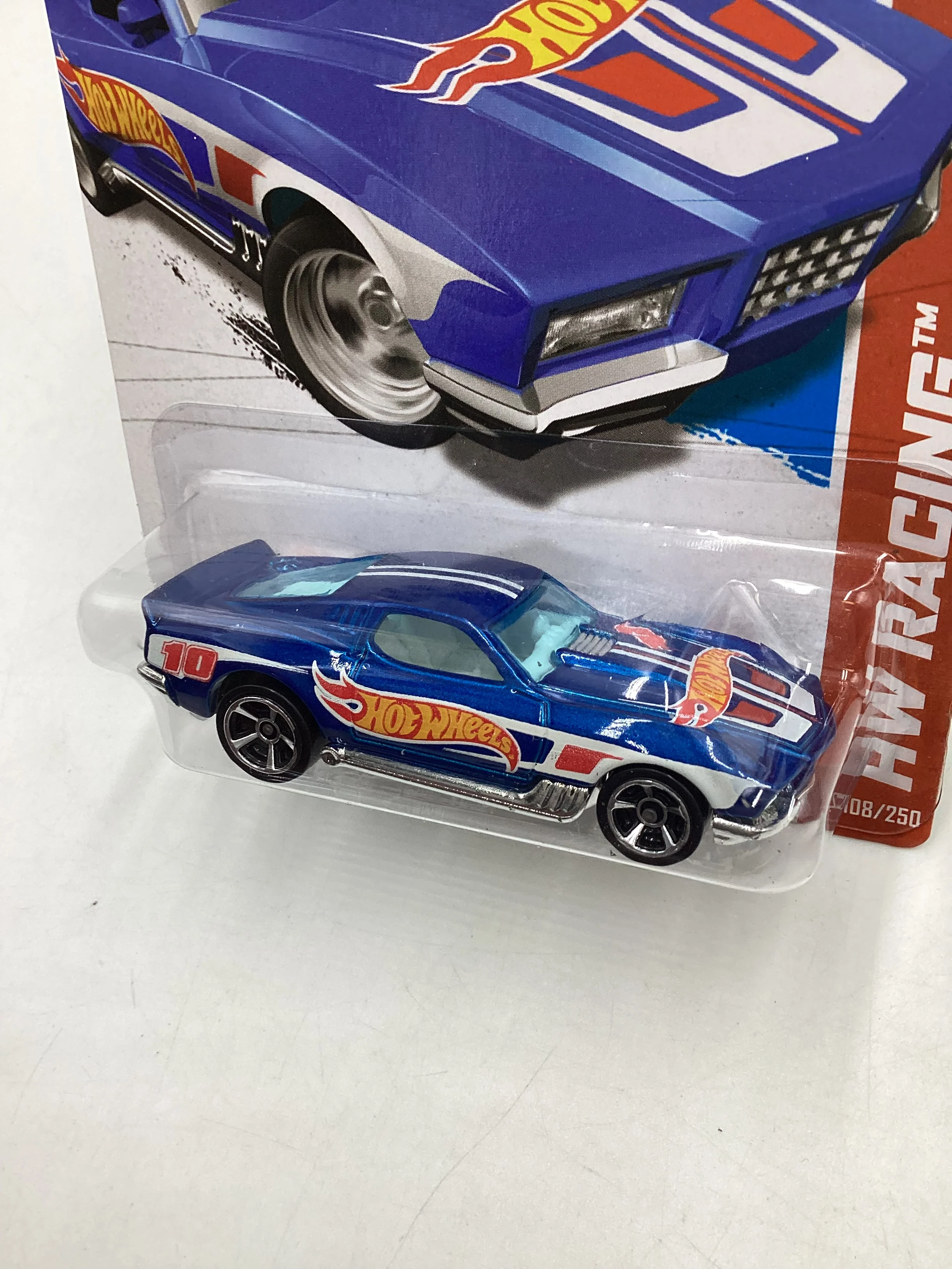 2013 Hot wheels #108 Blvd. Bruiser Blue 12i - Image 4