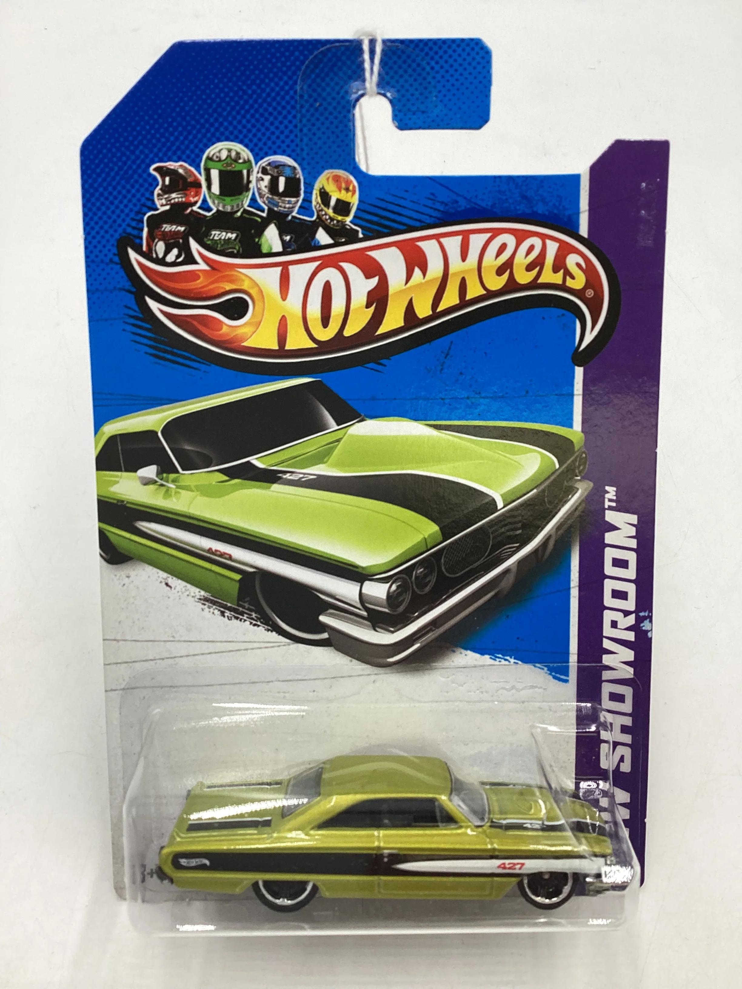 2013 Hot Wheels Kmart Exclusive #113 Custom 64 Galaxie 500 Green 237A - Image 2